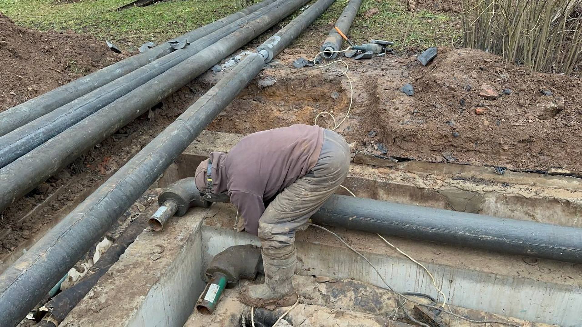 ремонт труб отопления, домодедово,