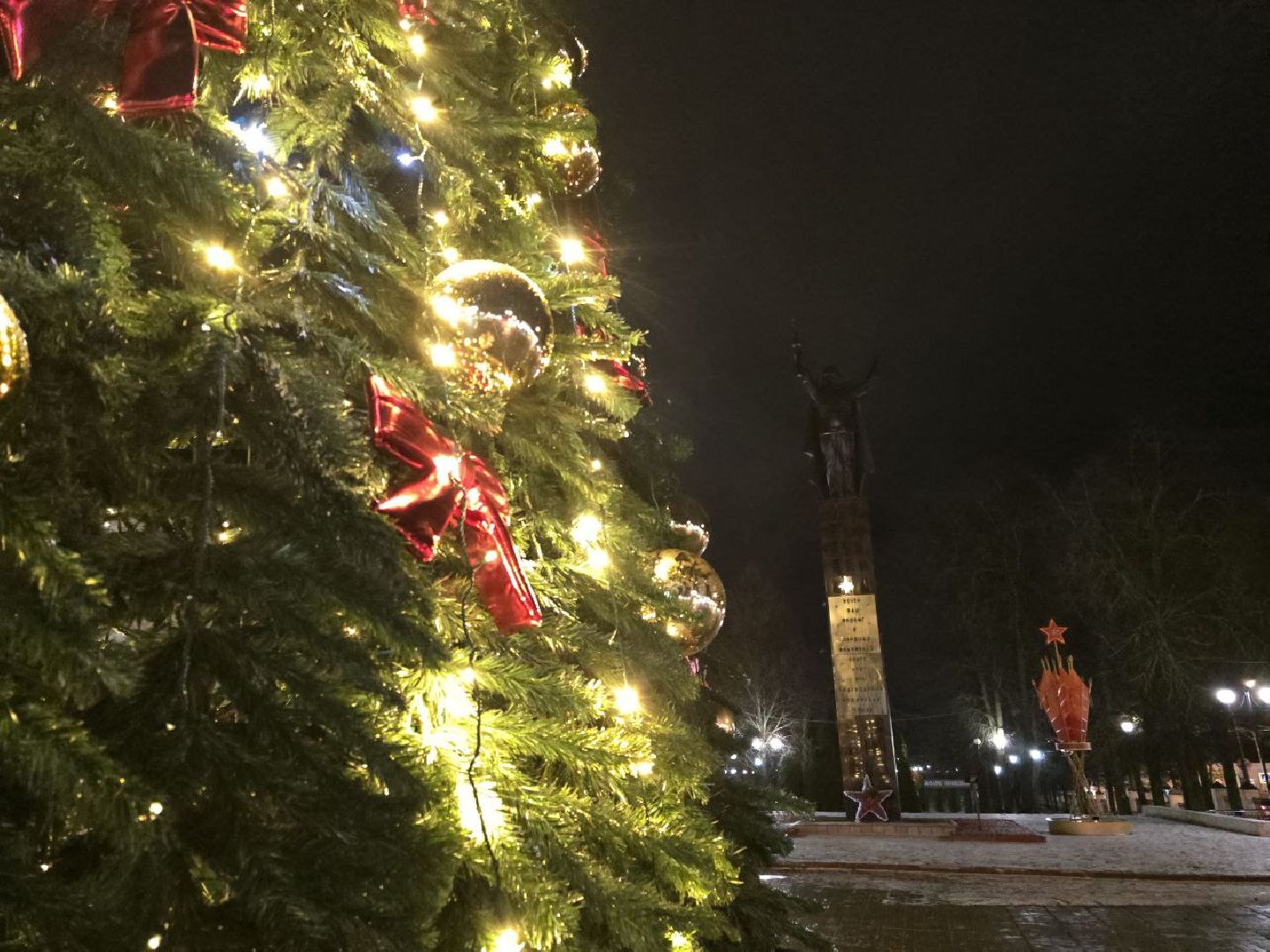 можайск, можайский муниципальный округ, подмосковье, новый год, благоустройство, зима в подмосковье, главная елка округа,