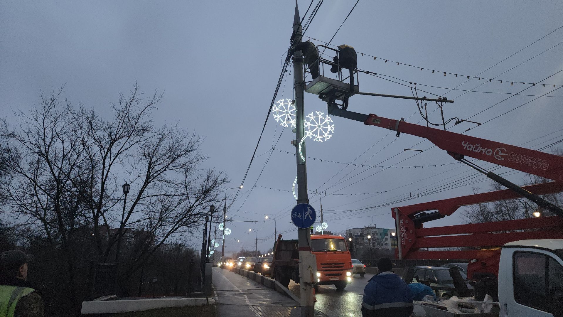 новый год, гирлянда, иллюминация,