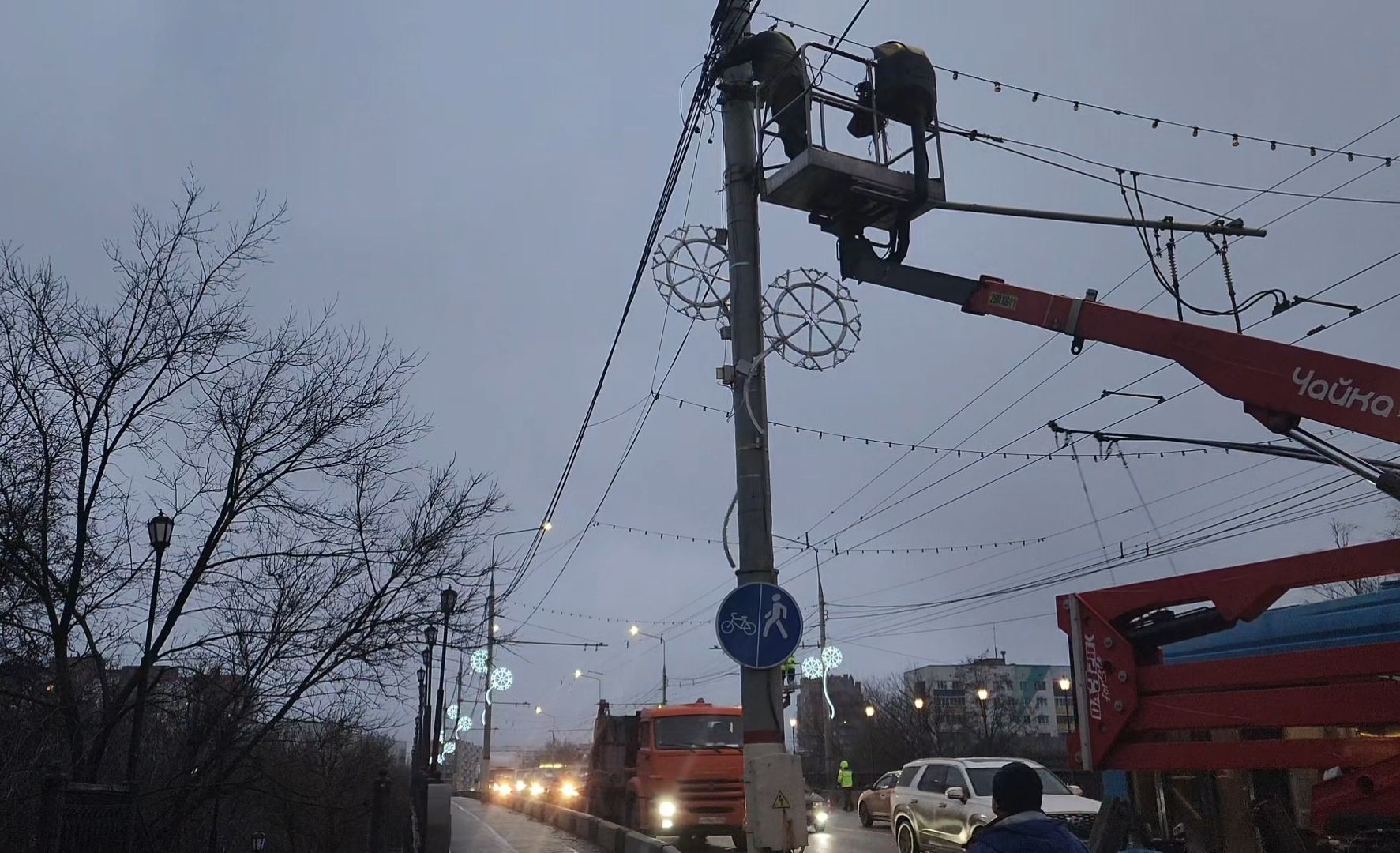 новый год, гирлянда, иллюминация,