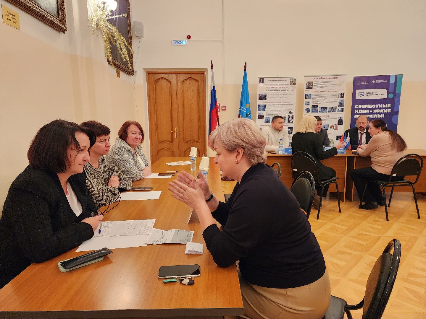 раменское, общество, выездная администрация, встреча с сотрудниками организации в поселке родники,