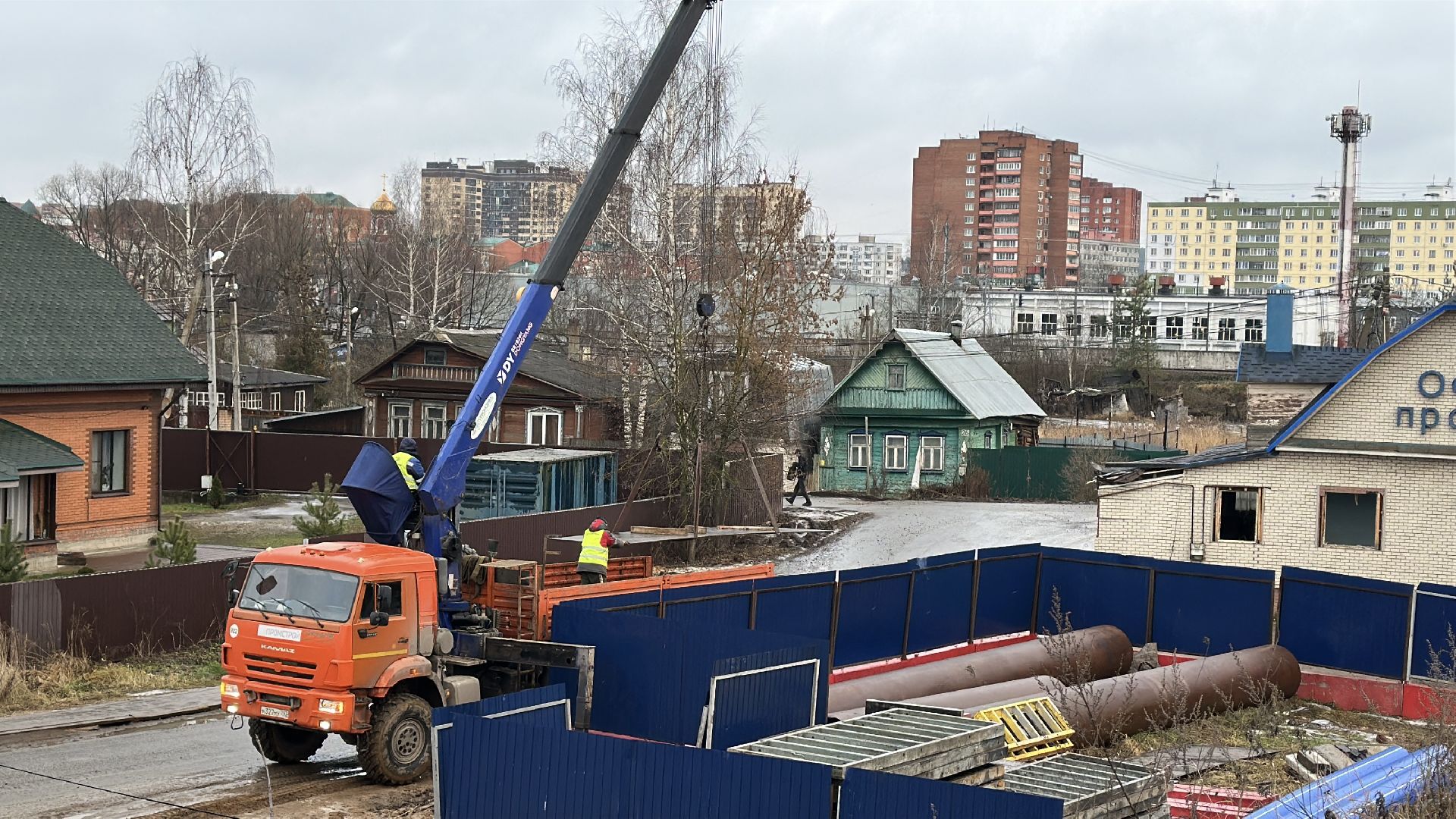 Дмитров, Дмитровский городской округ , Строительство моста, Транспорт, Дороги, Строительство дорог,