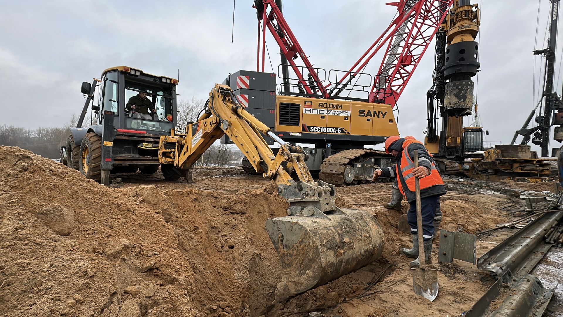 Дмитров, Дмитровский городской округ , Строительство моста, Транспорт, Дороги, Строительство дорог,