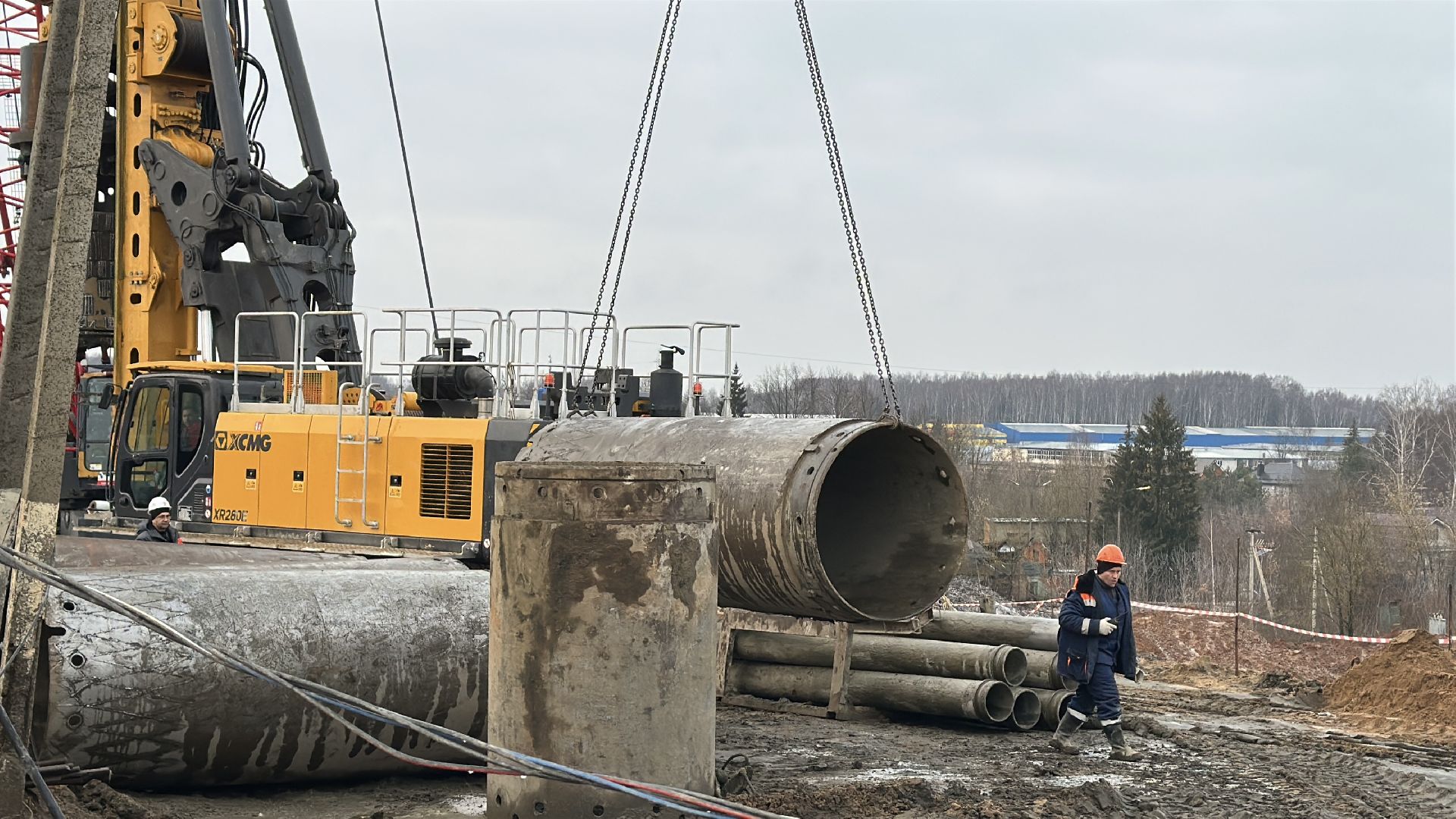 Дмитров, Дмитровский городской округ , Строительство моста, Транспорт, Дороги, Строительство дорог,