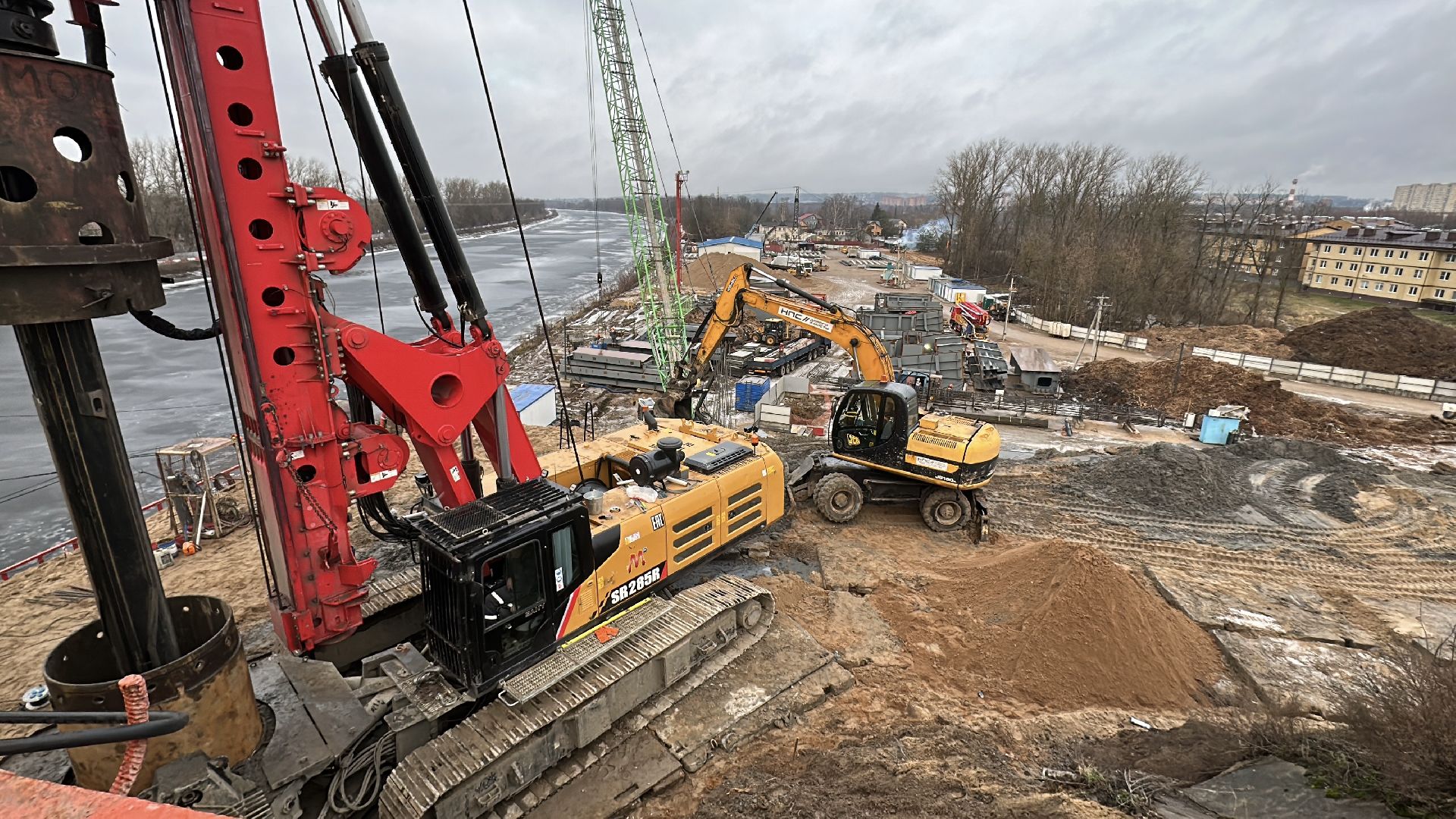 Дмитров, Дмитровский городской округ , Строительство моста, Транспорт, Дороги, Строительство дорог,