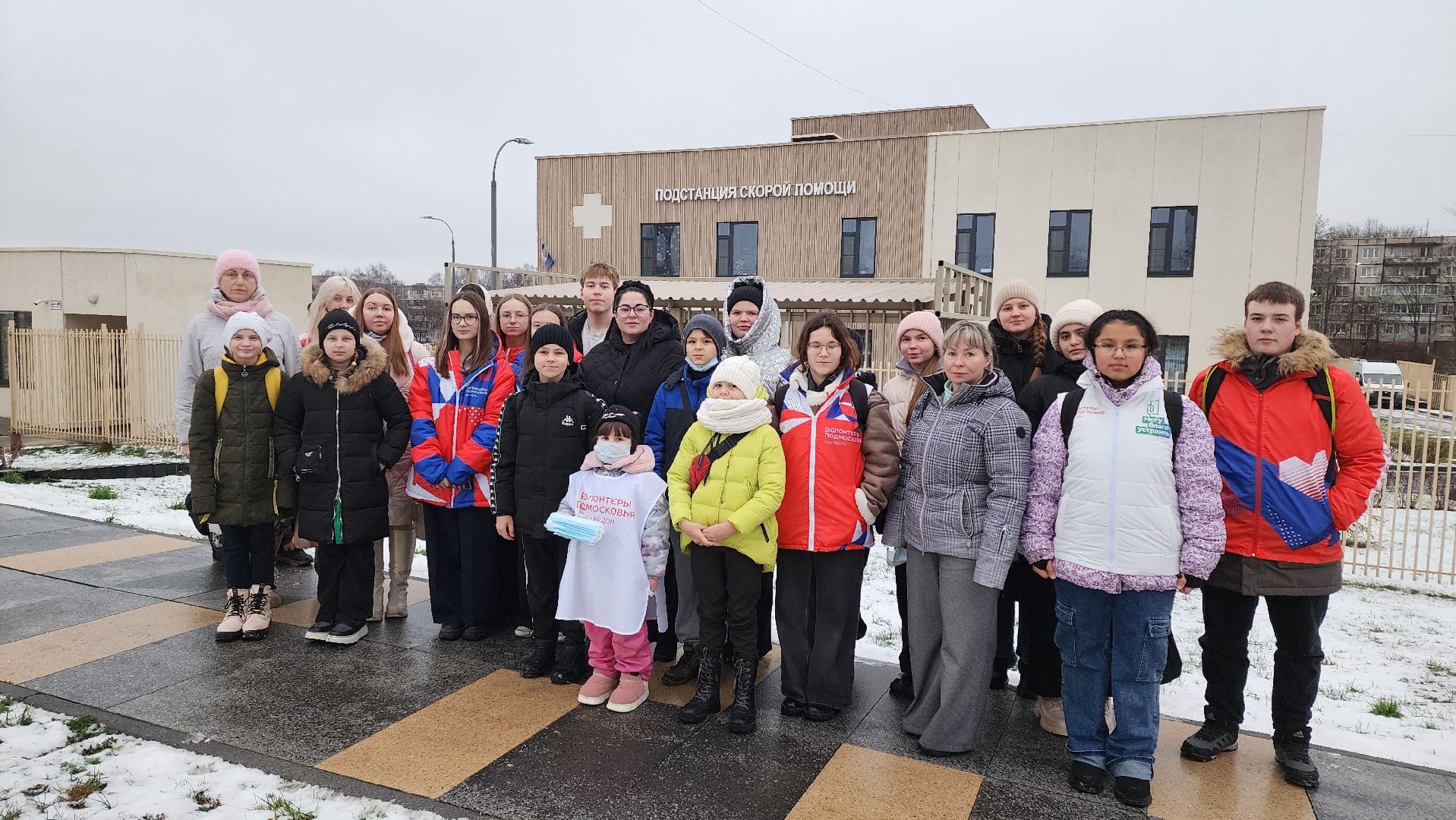 кашира, скорая помощь, волонтеры подмосковья, экскурсия, школьники,