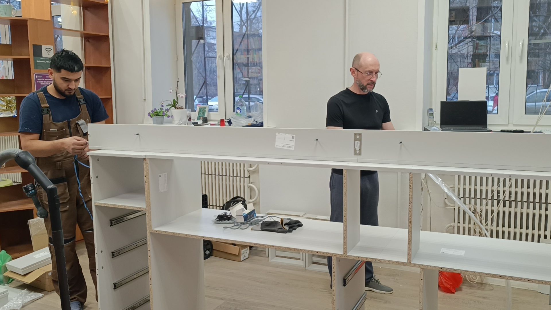 ремонт, библиотека, лобня,