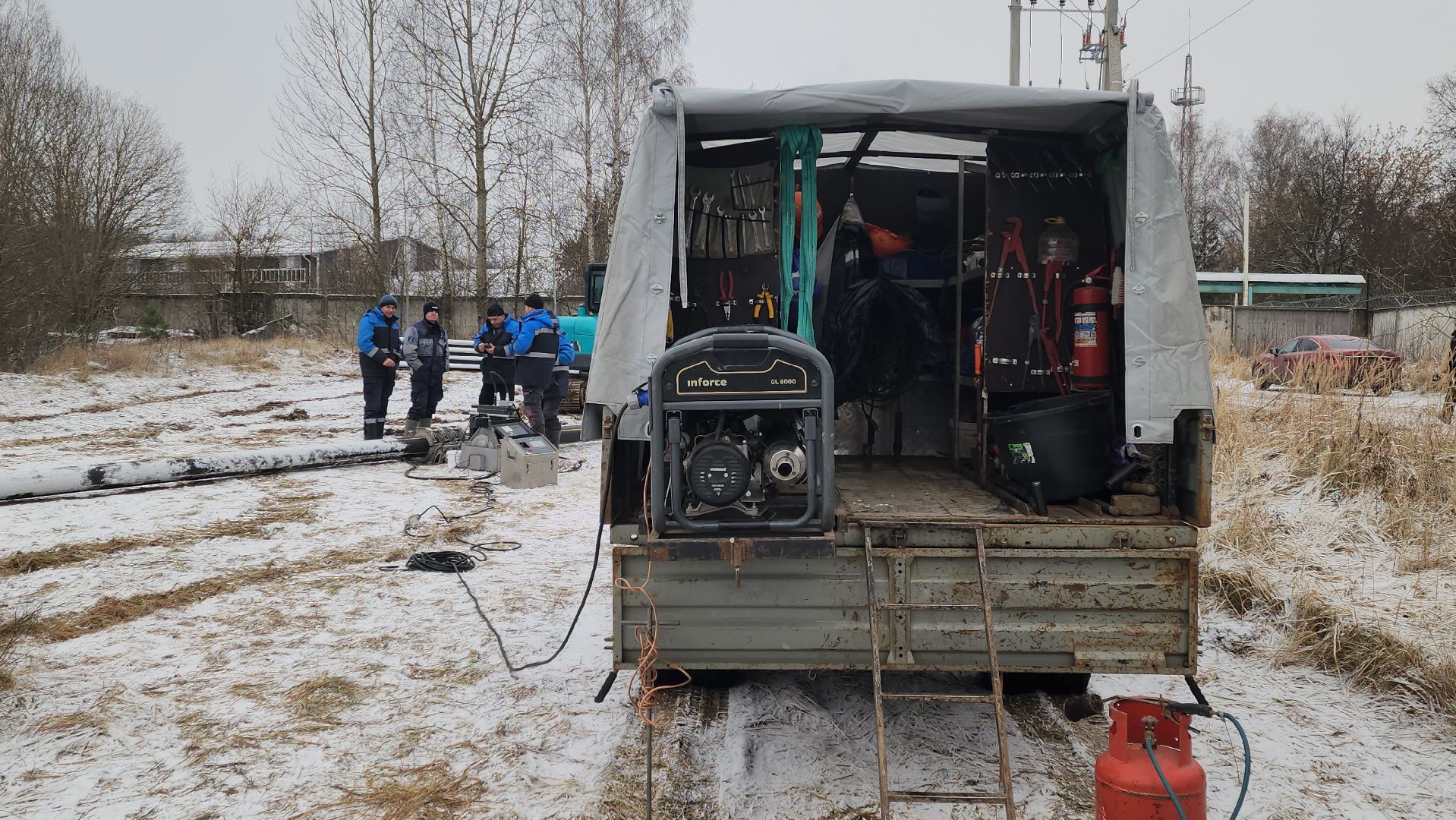 серпухов,  деревня костино, социальная газификация в серпухове,