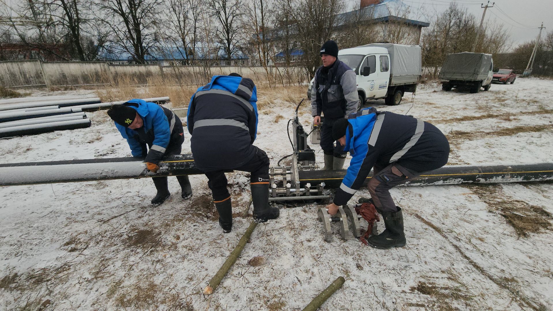 серпухов,  деревня костино, социальная газификация в серпухове,