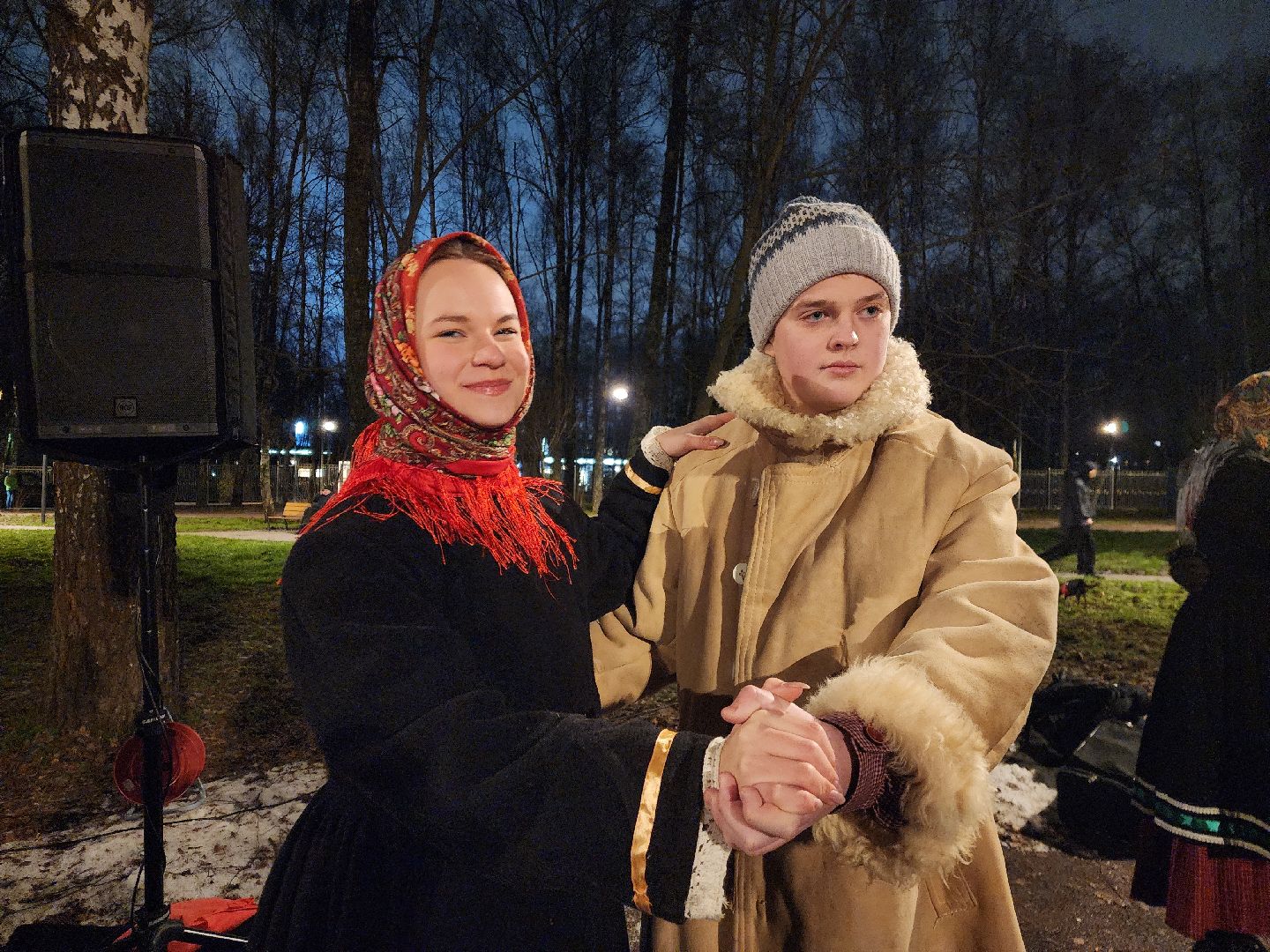 Подольск , лесопарк березки, открытие, новогодняя программа,