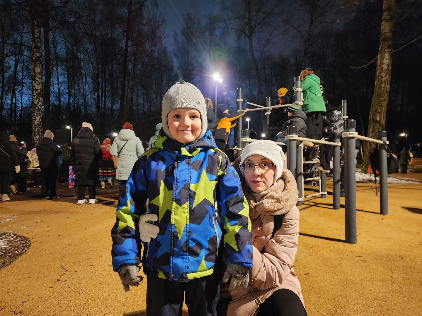 Подольск , лесопарк березки, открытие, новогодняя программа,