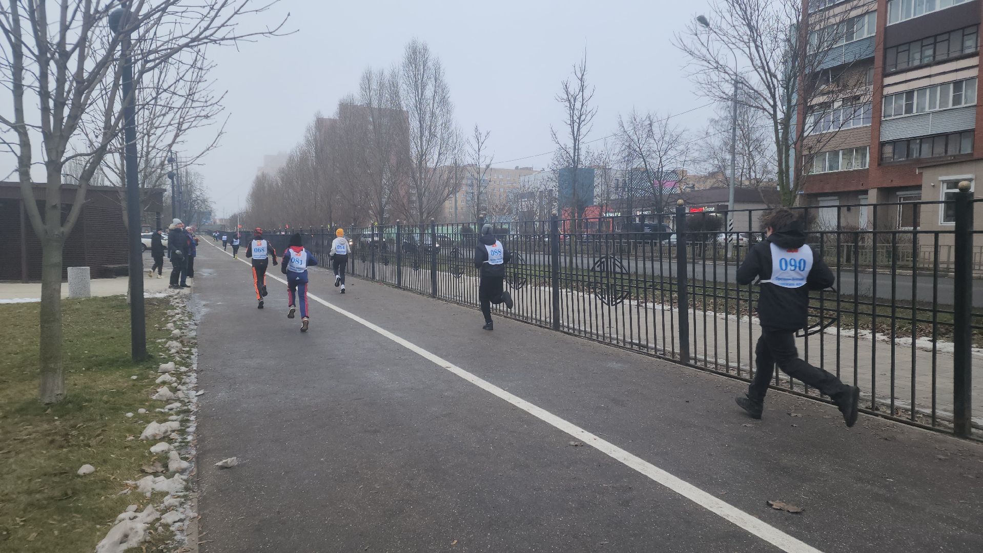 новогодний забег, орехово-зуево, парки подмосковья,