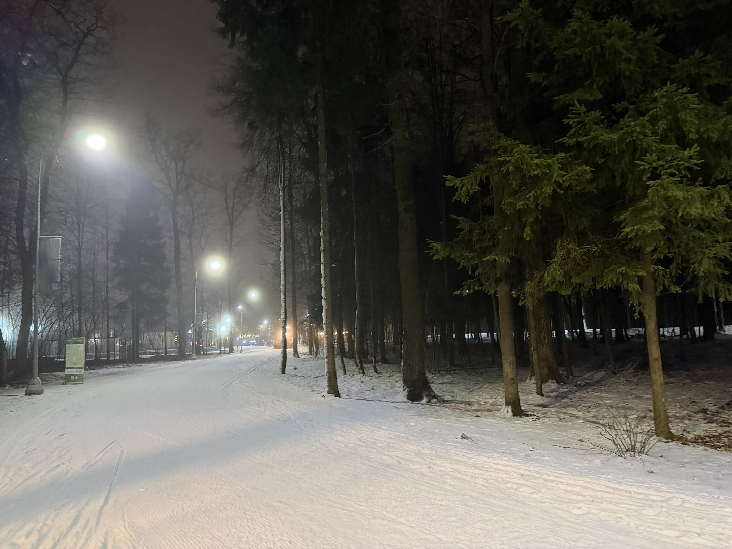 Одинцово, одинцовский парк культуры спорта и отдыха, Лыжная трасса,