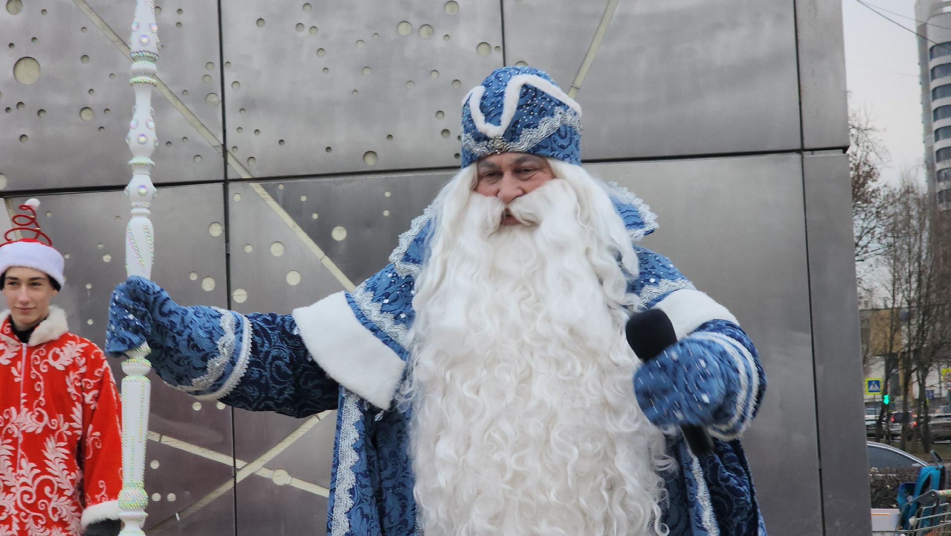 королёв, Слет дедов морозов, центральный парк,
