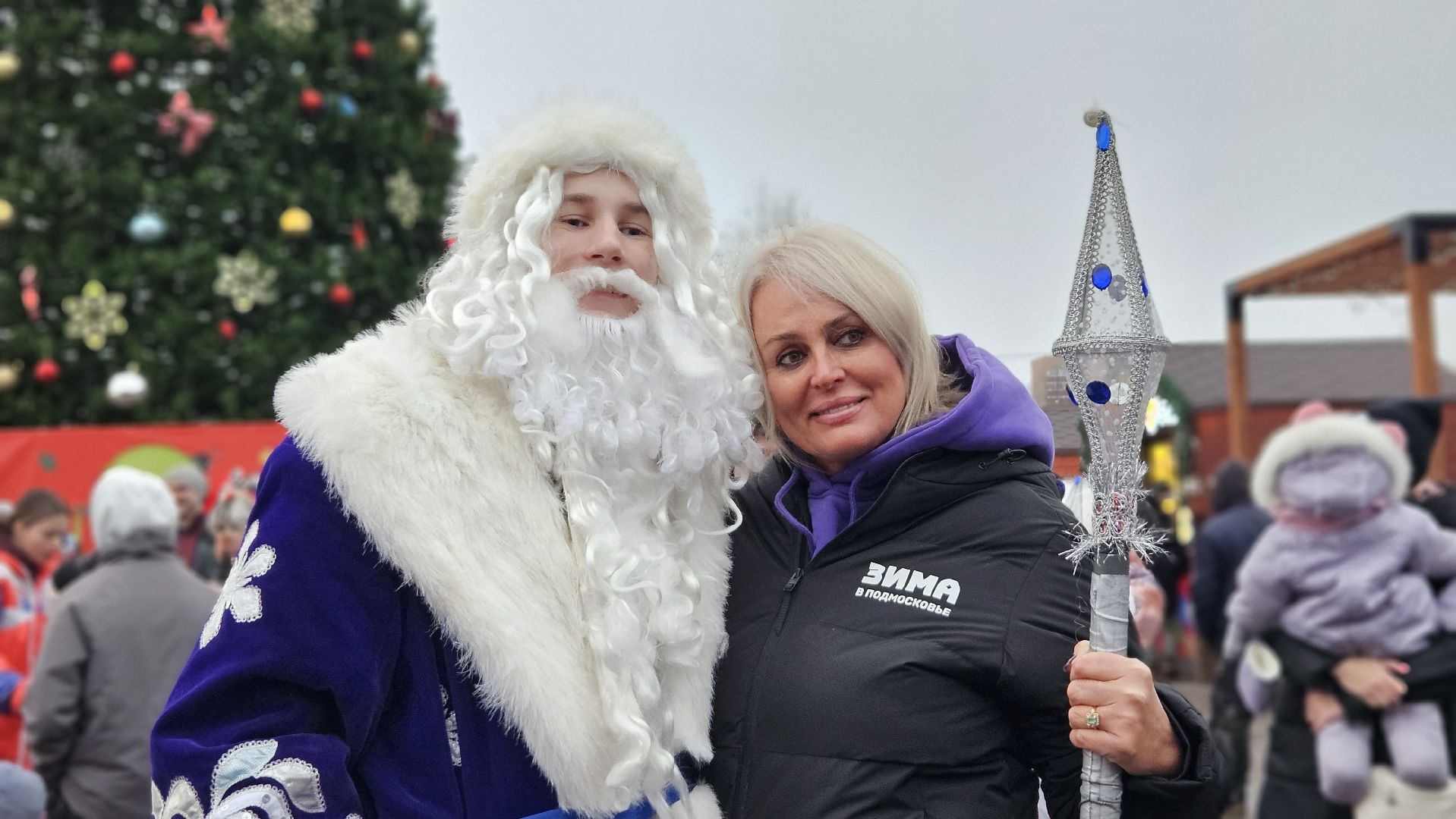 площадь собина, центральный парк победы, дед мороз, фестиваль про_морозов, шествие дедов морозов, долгопрудный,