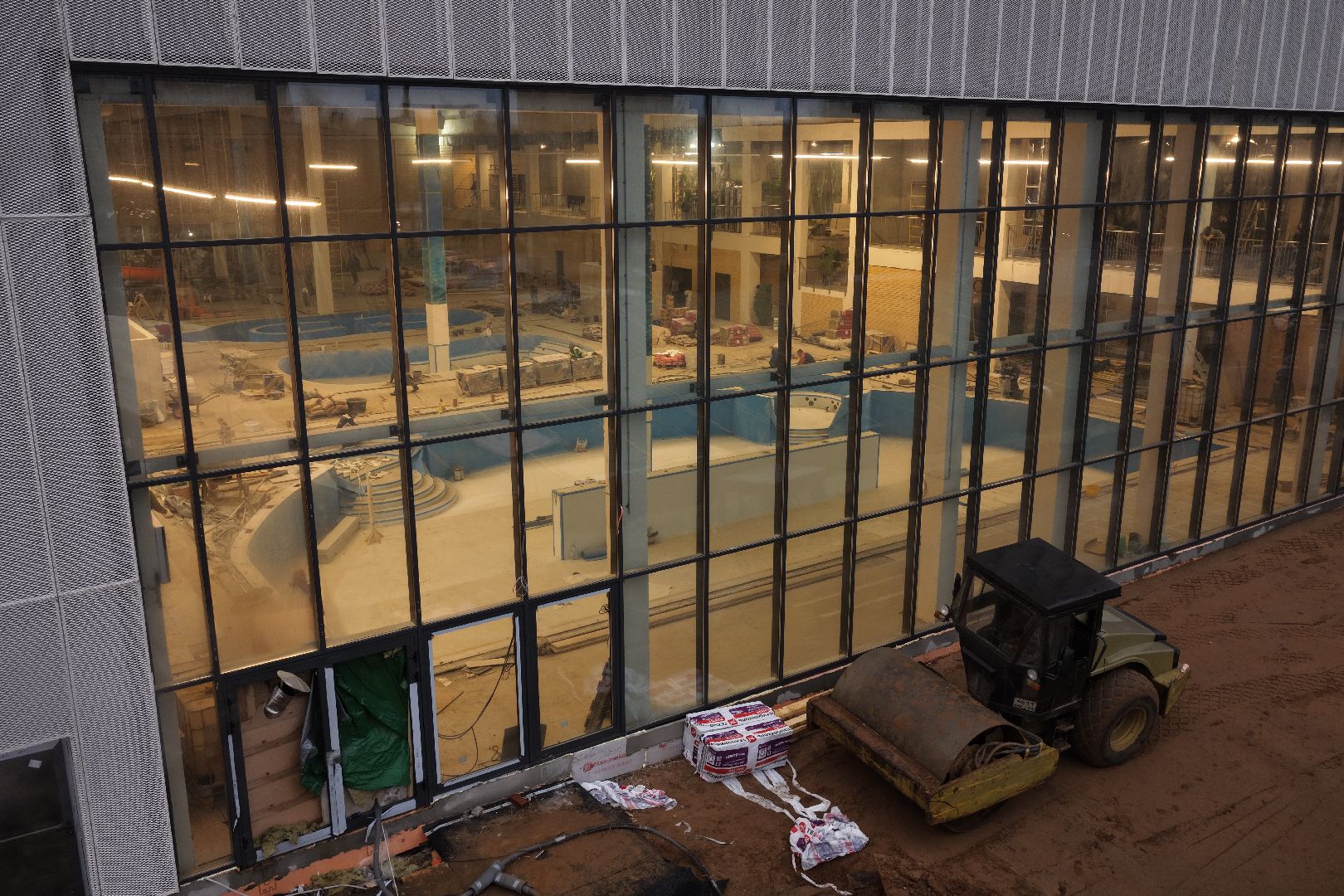 видео с коптера, акватермальный комплекс в одинцове,