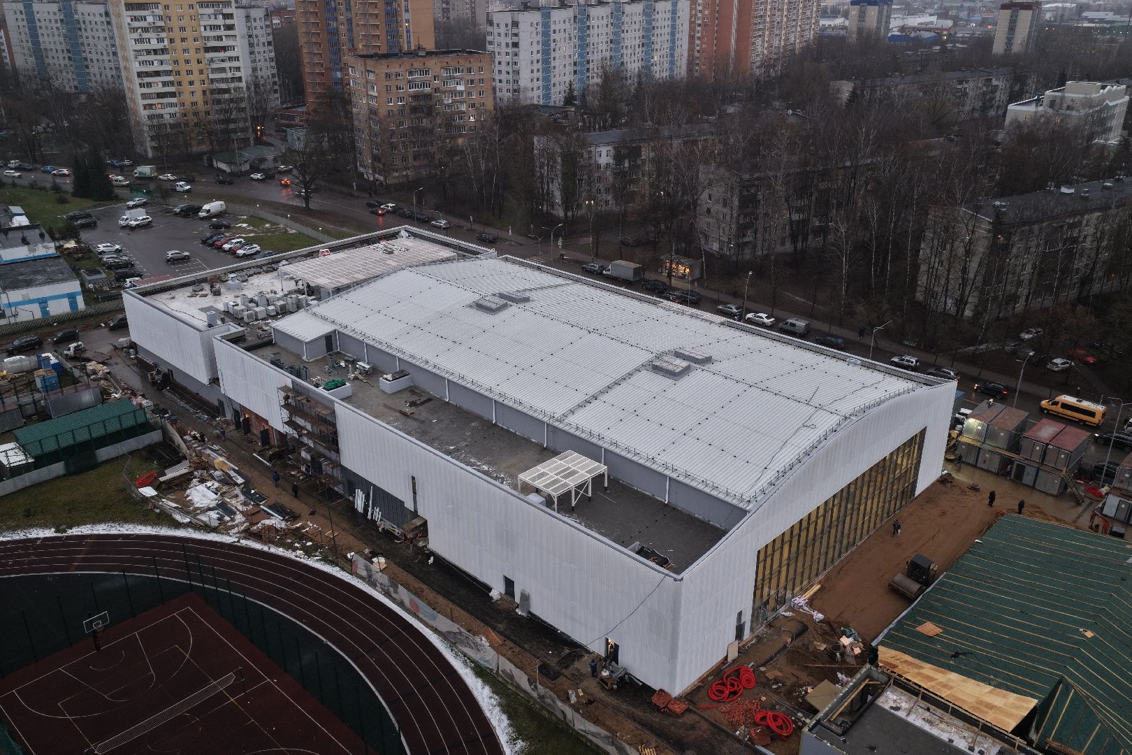 видео с коптера, акватермальный комплекс в одинцове,