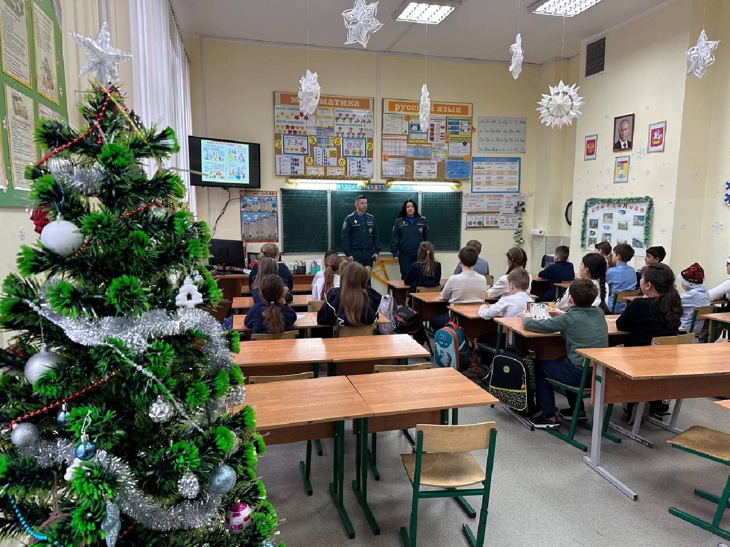 мчс, новый год,  безопасная зима, домодедово,