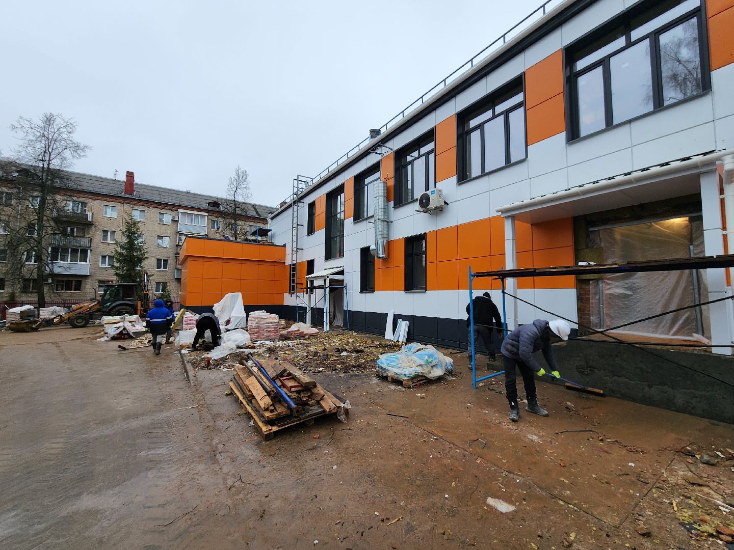 чехов,детский сад, дошкольное отделение, лицей 4,  капитальный ремонт, капремонт здания, благоустройство территории, новые павильоны, теневые навесы, беседки, детские площадки, игровые зоны, качели горки карусели, мини-футбол, пешеходные дорожки, столбы освещения, проходы и проезды, входные группы, госпрограмма московской области, капремонт социальных объектов,