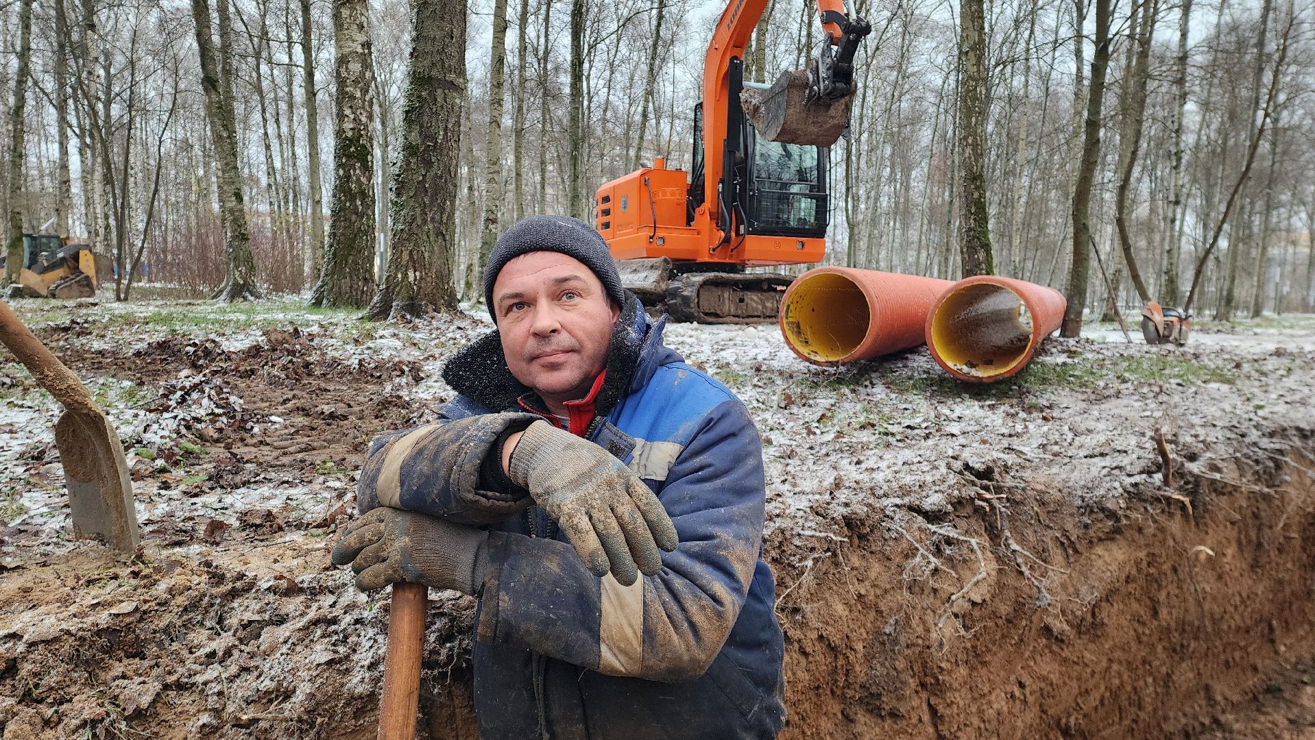 дренажная система, водоотведение, Лобня ,