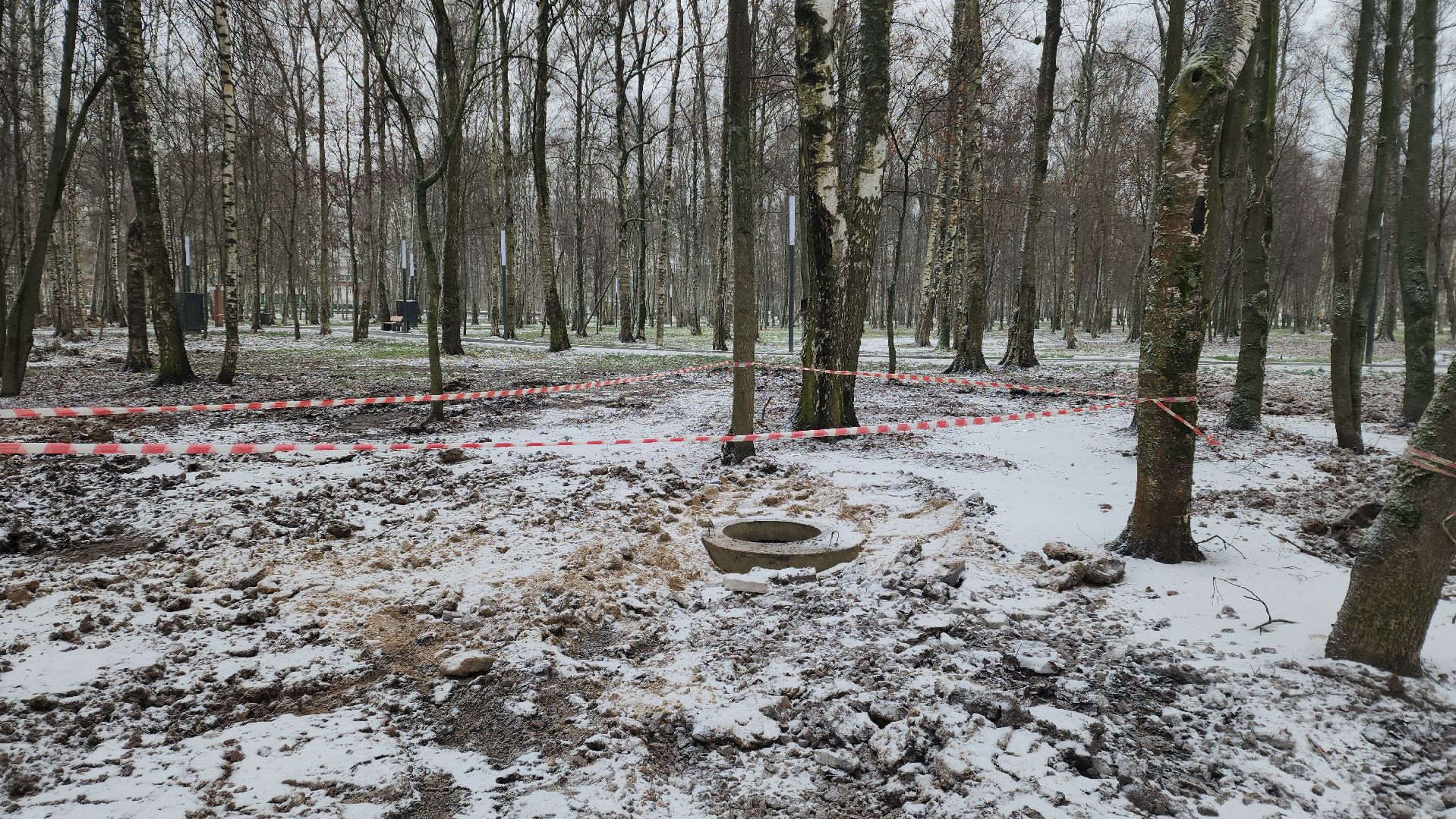 дренажная система, водоотведение, Лобня ,