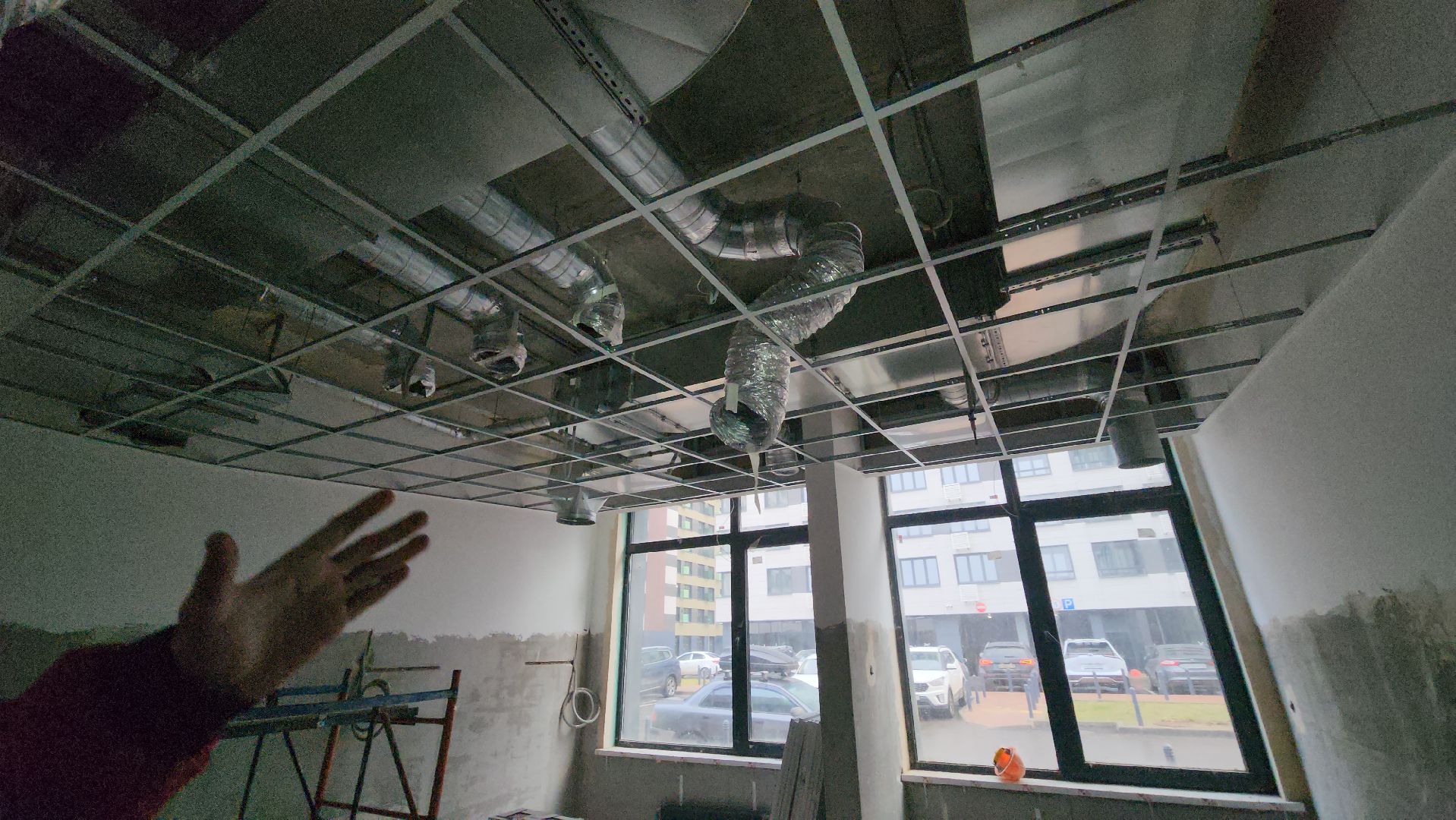 долгопрудный, жк бригантина, детский сад, строительство, наливной пол,