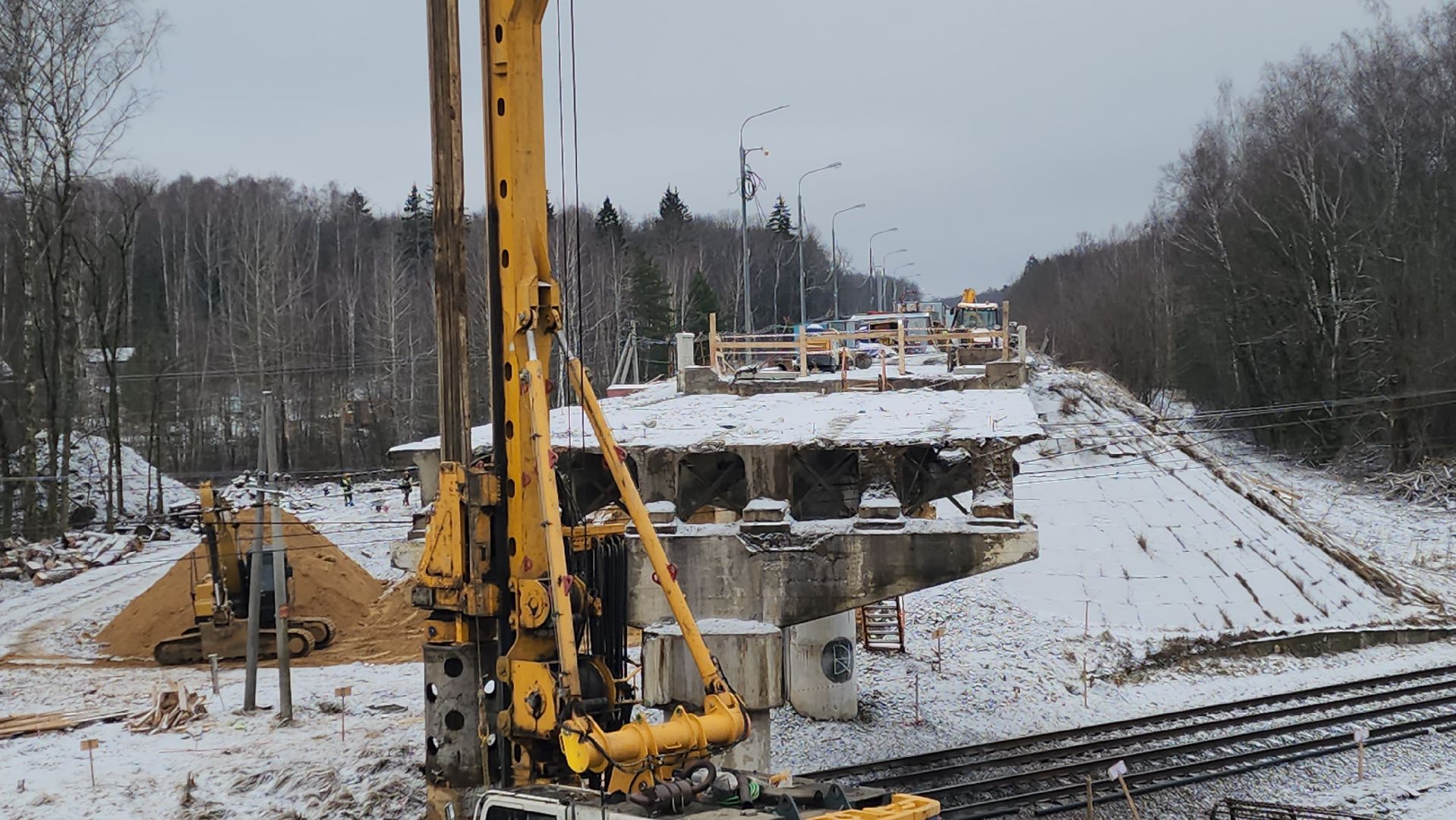 серпухов, старосимферопольское шоссе, строительство путепровода в серпухове,