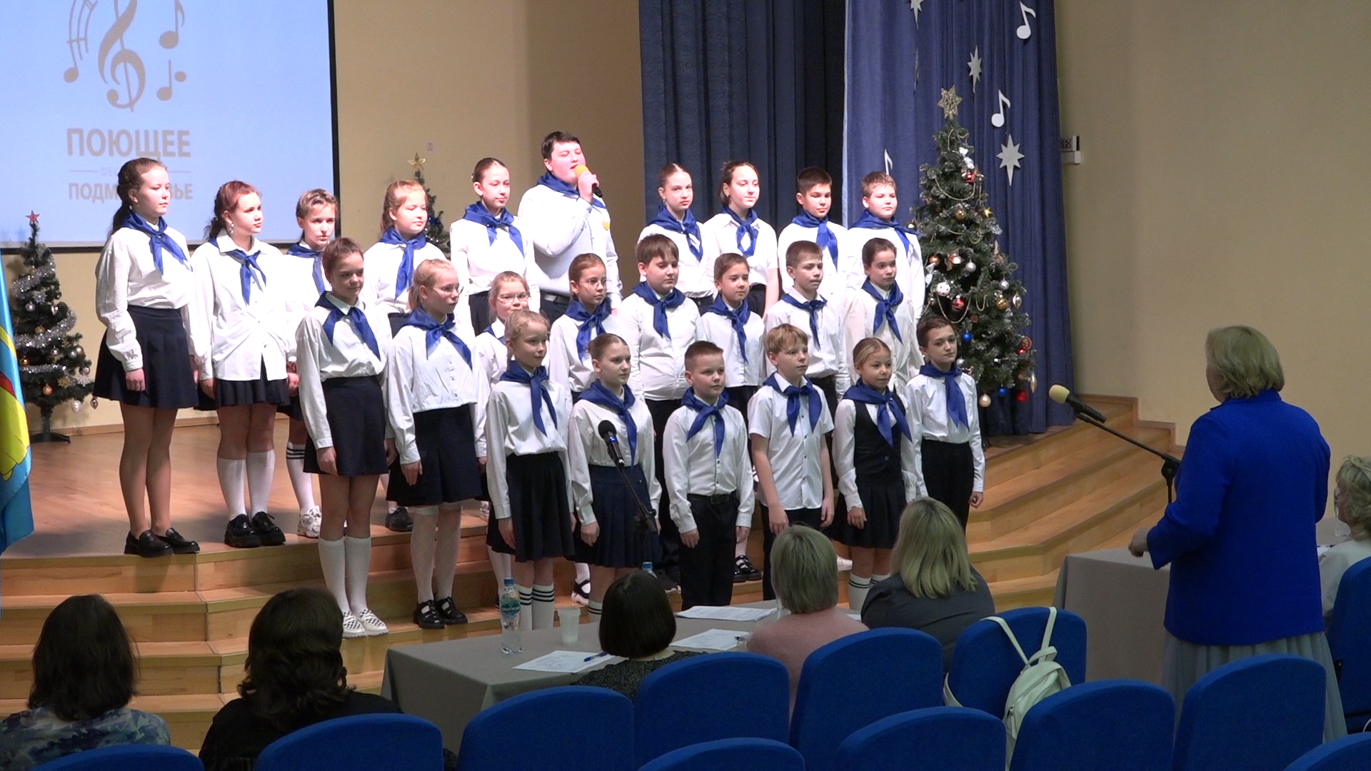поющее подмосковье, власиха школа попова,  власиха школа перспектива, поющие хором, областной фестиваль,