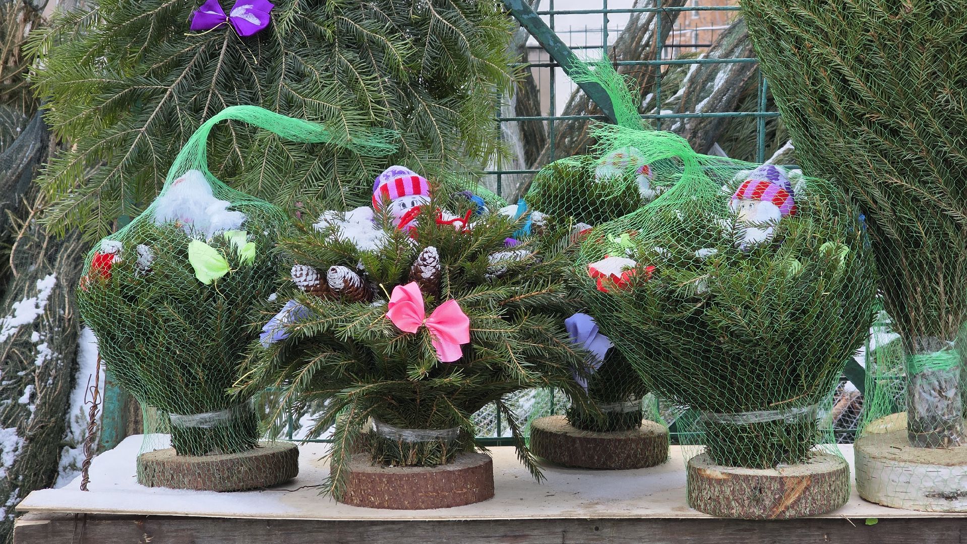 елочный базар, новый год, зима в подмосковье,