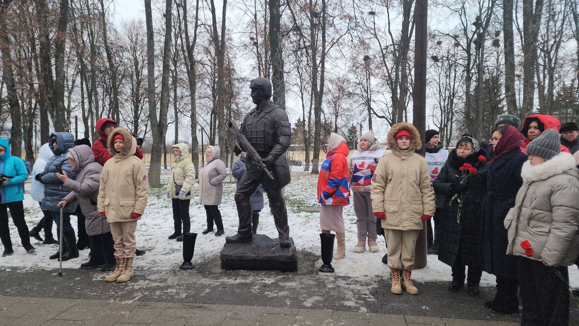Зарайск, Открытие памятников погибшим в СВО, Новые памятники на аллее славы ДК Леонова, герои сво,