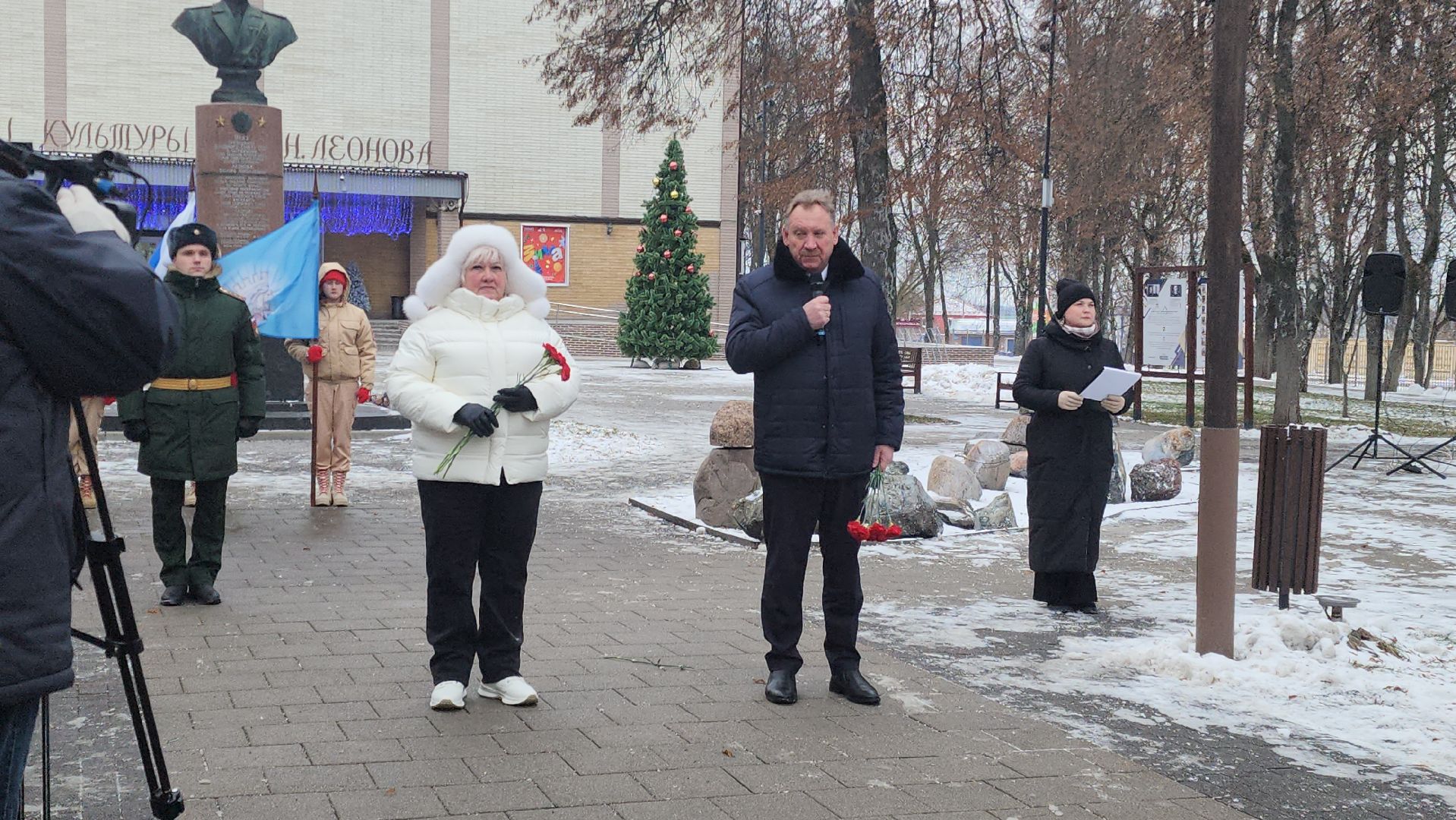 Зарайск, Открытие памятников погибшим в СВО, Новые памятники на аллее славы ДК Леонова, герои сво,