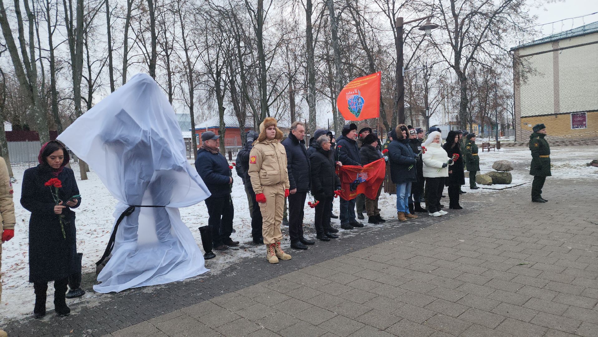 Зарайск, Открытие памятников погибшим в СВО, Новые памятники на аллее славы ДК Леонова, герои сво,