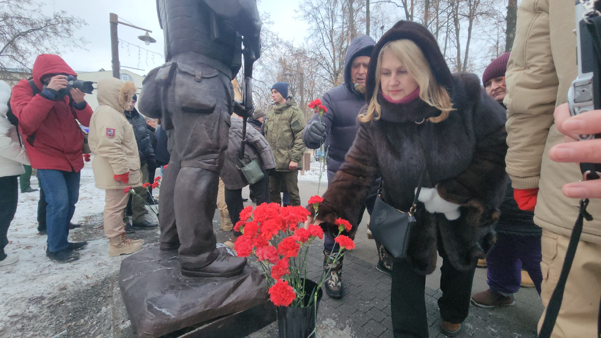 Зарайск, Открытие памятников погибшим в СВО, Новые памятники на аллее славы ДК Леонова, герои сво,
