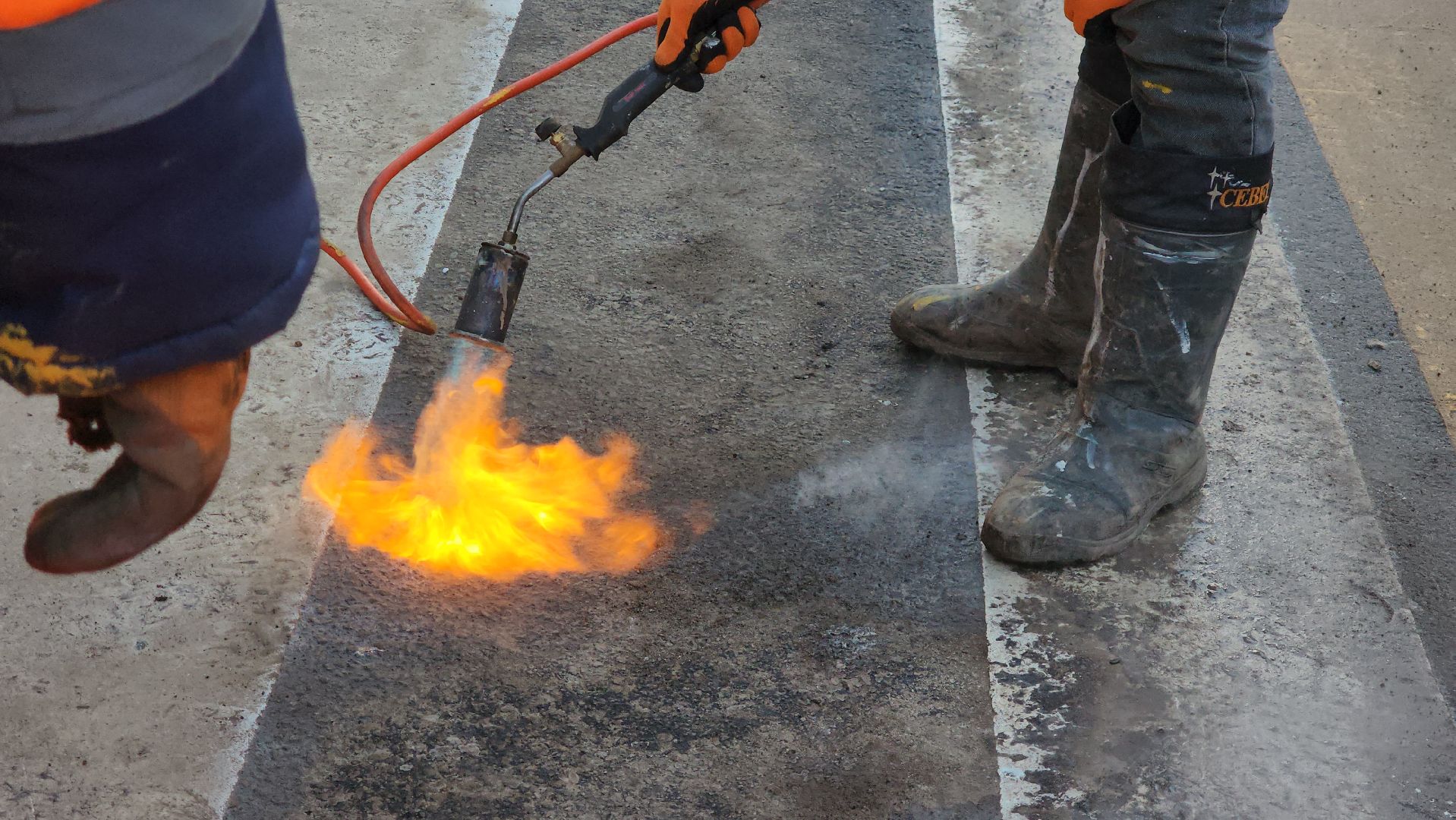 разметка дороги, дорожная разметка, лобня,