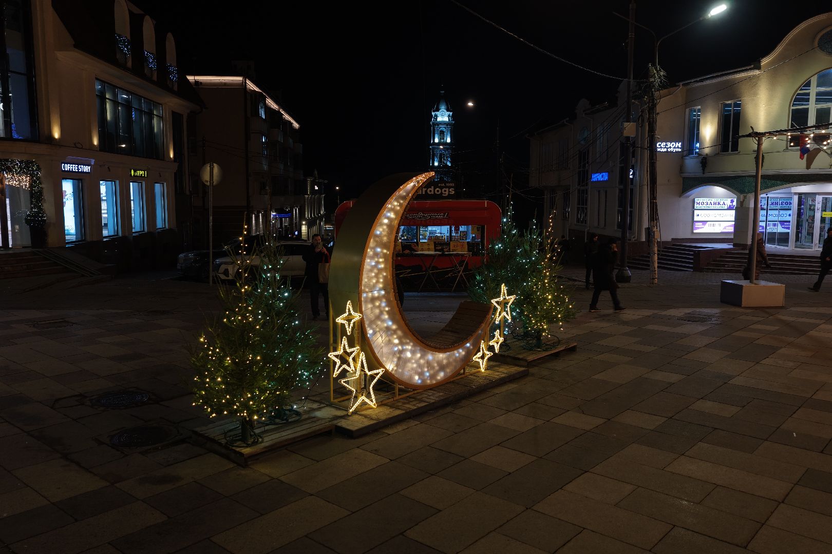 видео с коптера, новый год в ногинске, елка в ногинске, каток в ногинске,