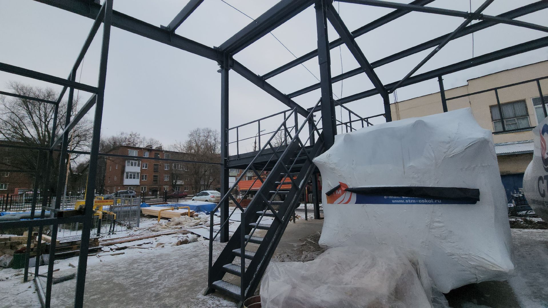 Зарайск, строительство новой котельной в зарайске, Строительство,