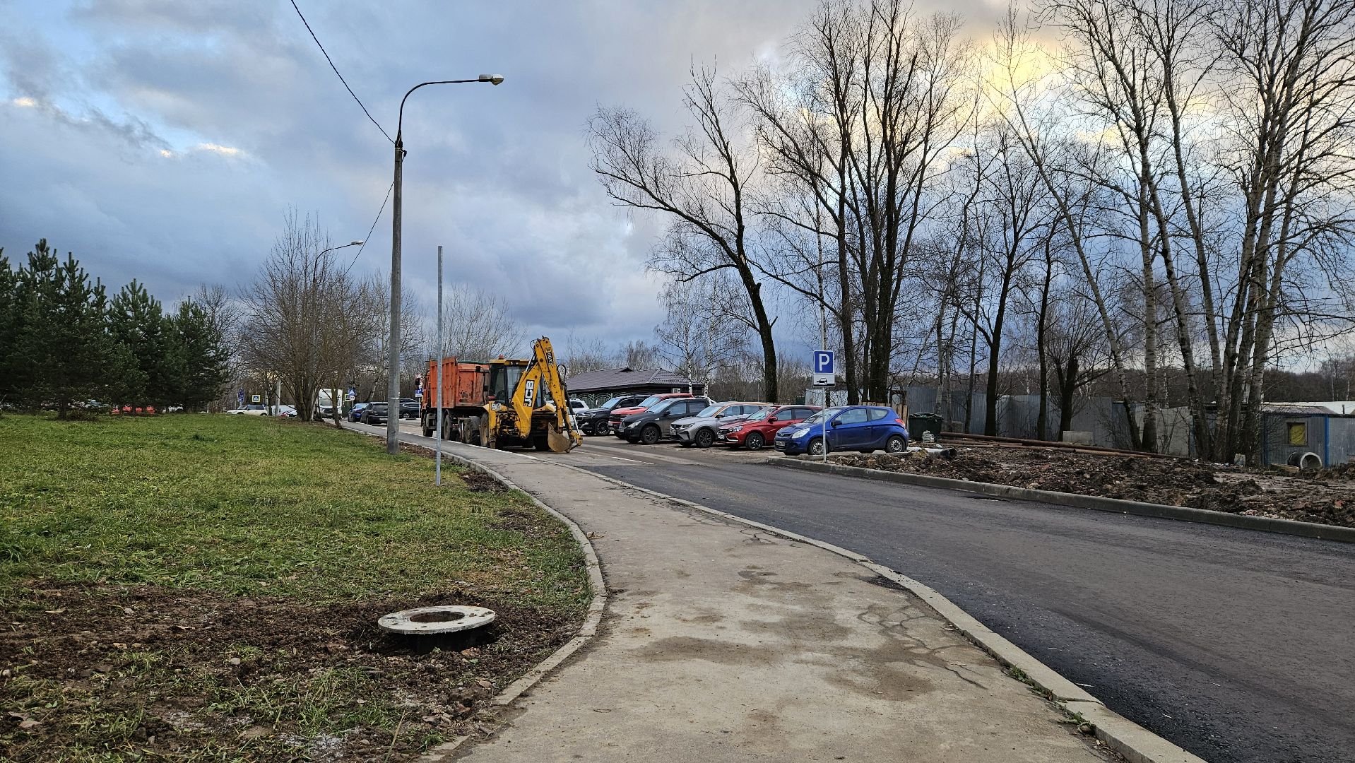 долгопрудный, улица молодежная, фонари, освещение, новое освещение, уличные фонари,