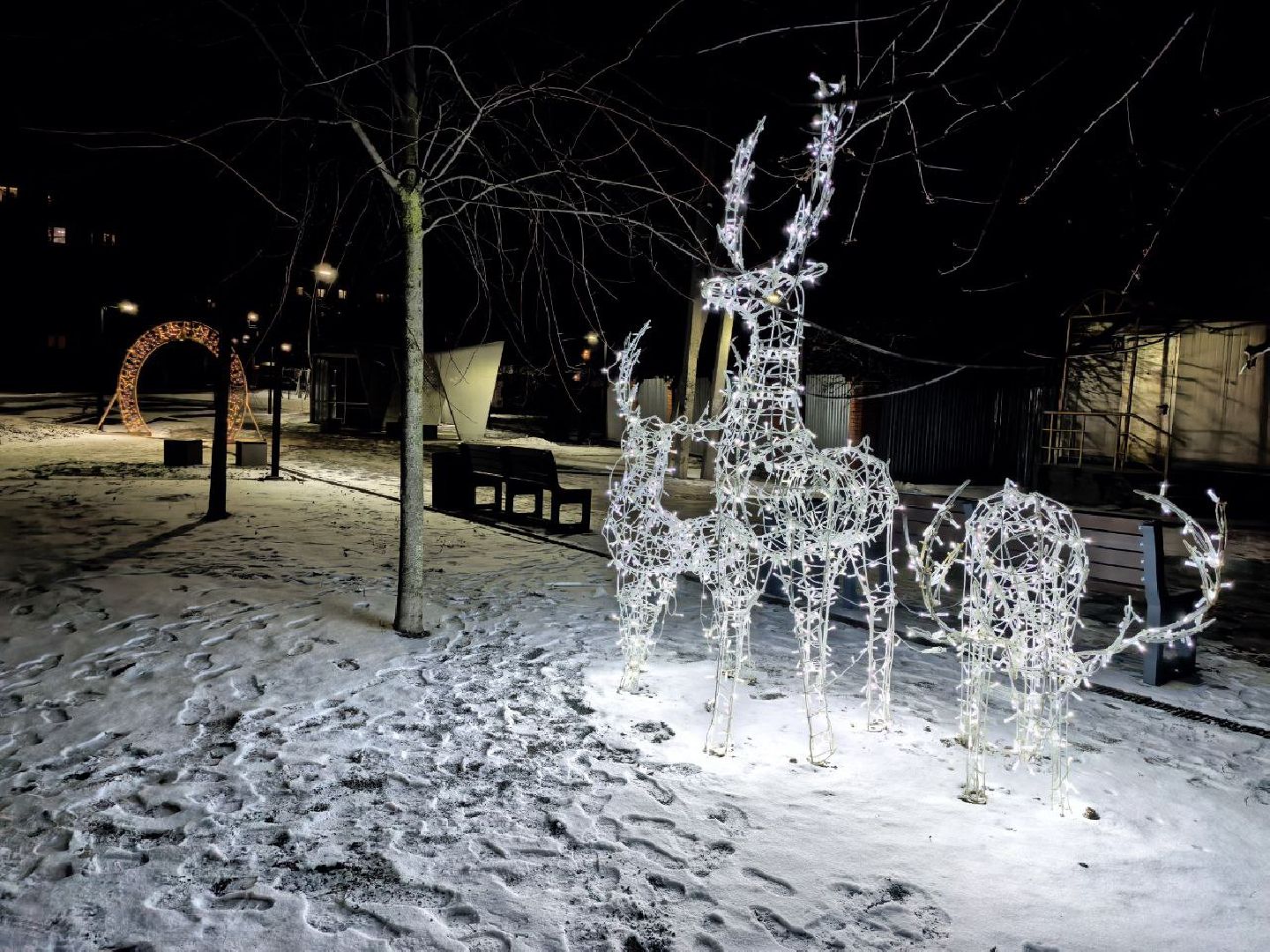 серебряные пруды, ремесленная, переходная зона, новый 2026 год, световая инстоляция,