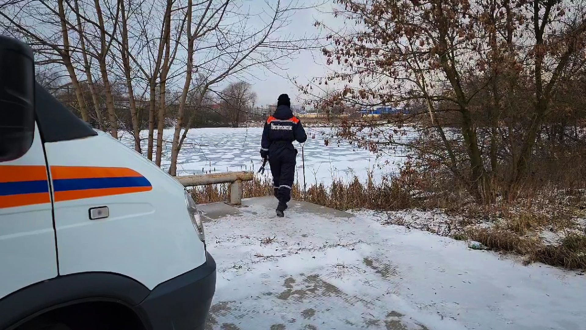 бронницы, мособлпожспас, тонкий лед,