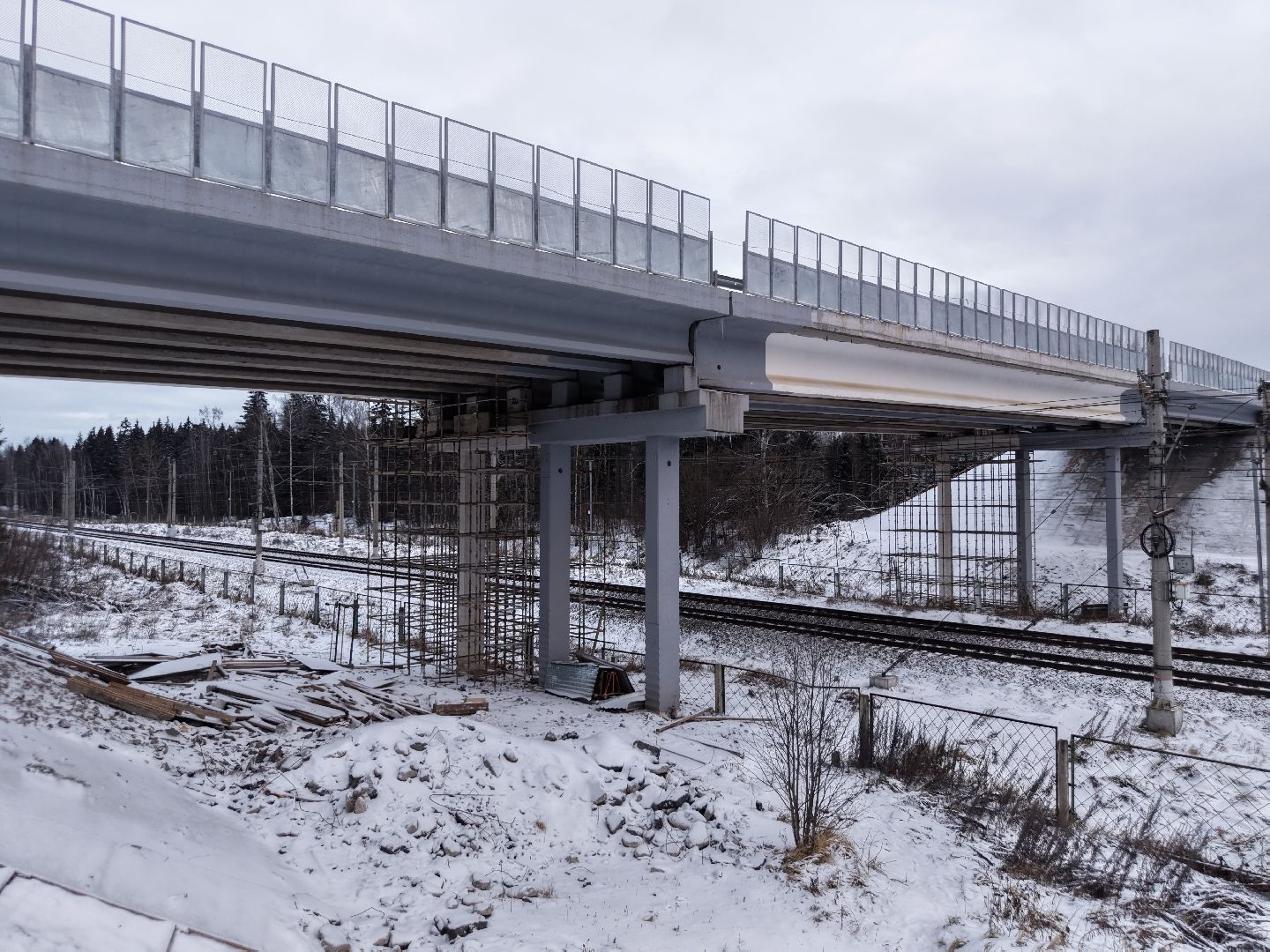 видео с коптера, путепровод на обуховском шоссе, путепровод в солнечногорске,