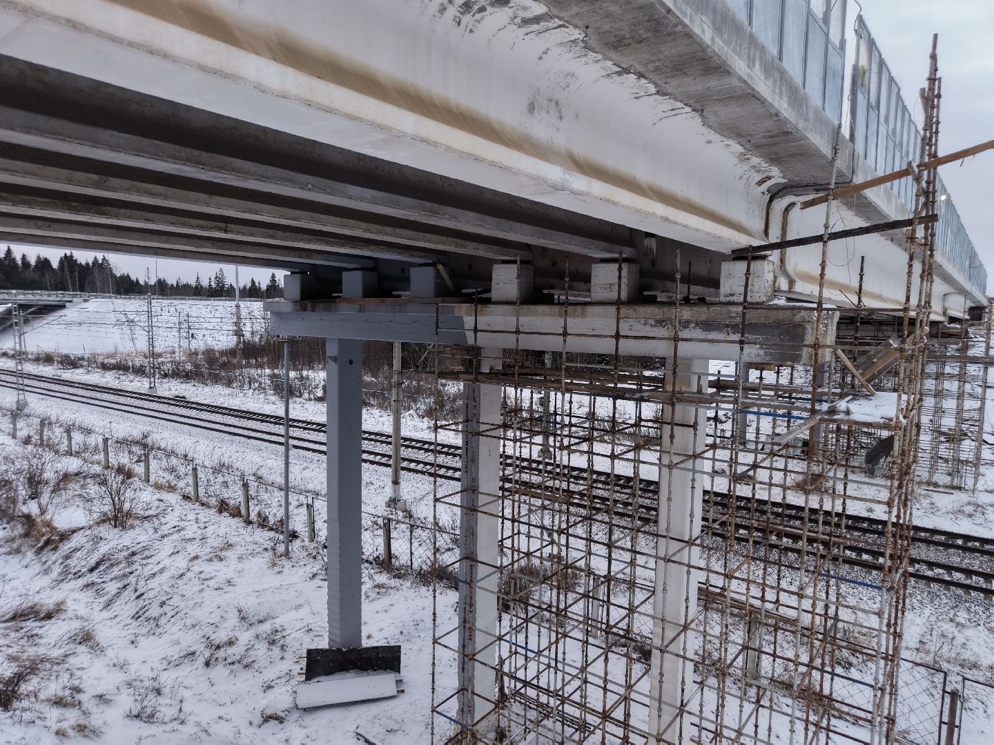 видео с коптера, путепровод на обуховском шоссе, путепровод в солнечногорске,