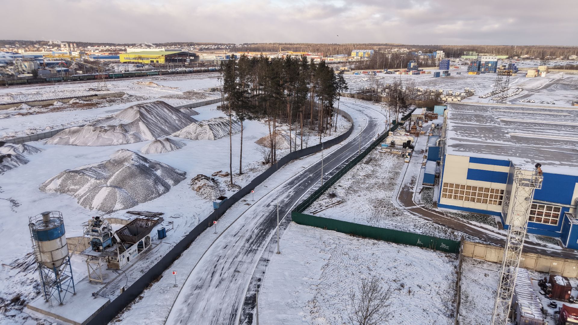 видео с коптера, ремонт улицы гагарина в лобне, благоустройство в лобне,