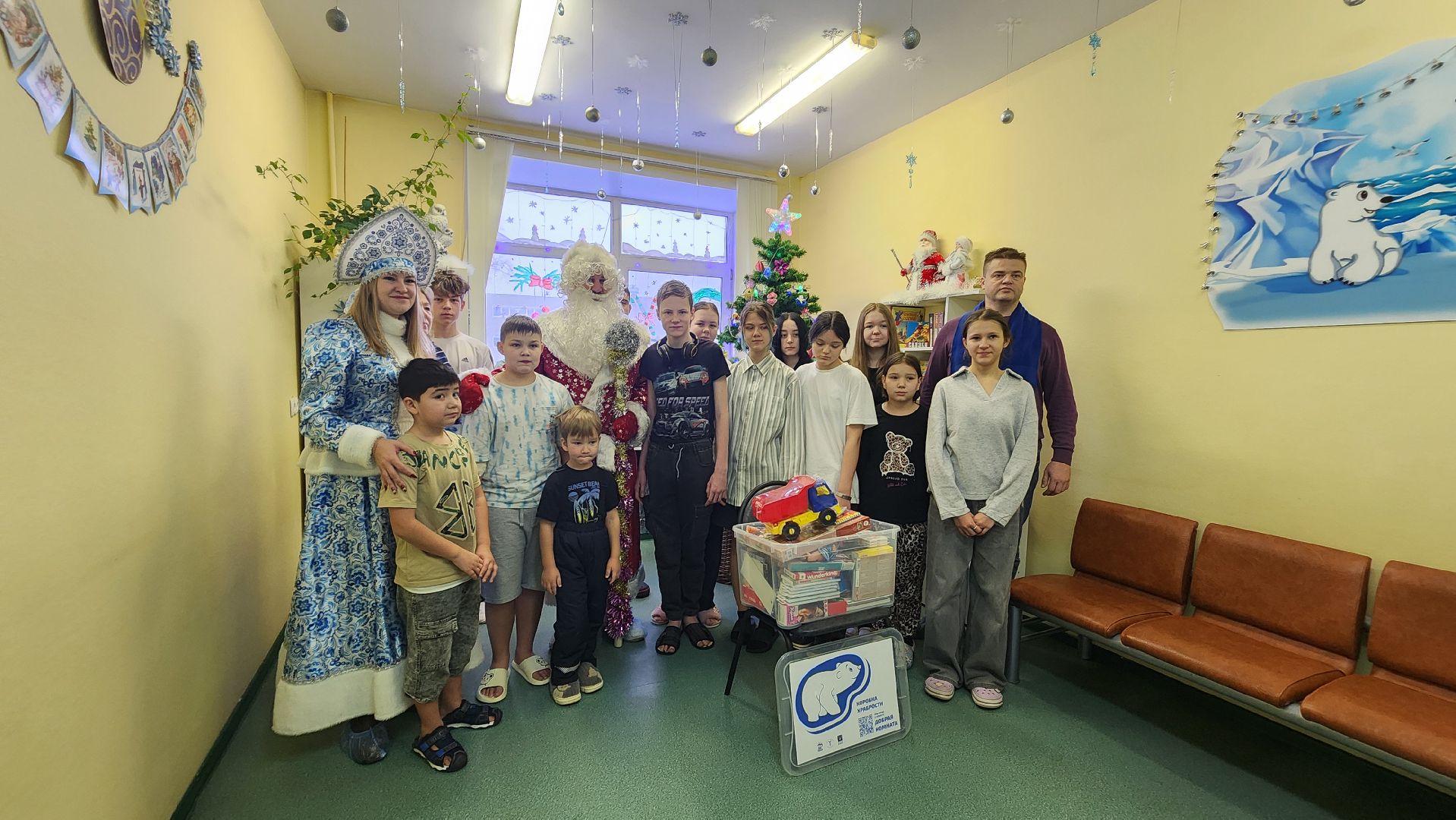 клин, детская больница, дети, дед мороз, единая россия ,