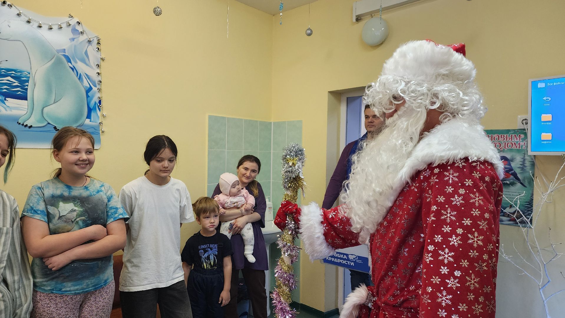 клин, детская больница, дети, дед мороз, единая россия ,