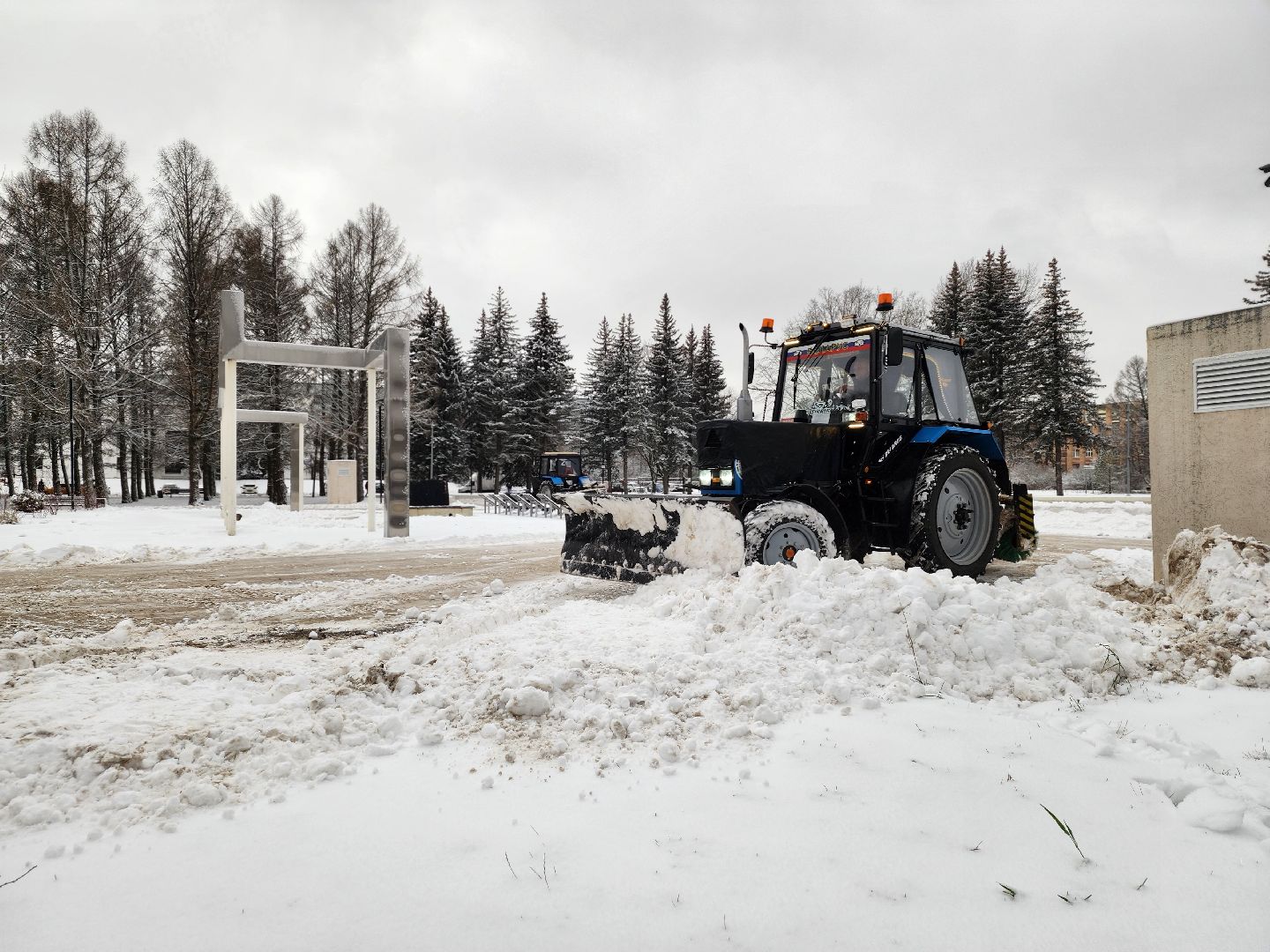 пущино, серпухов, уборка снега,