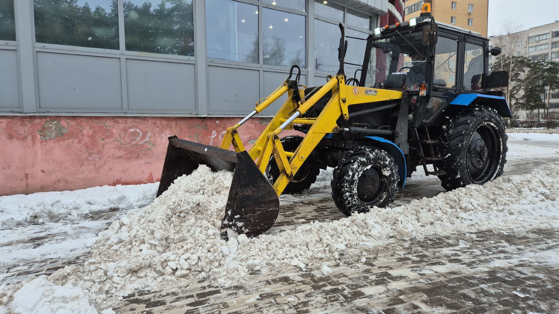 Дубна, Снег, ЖКХ,