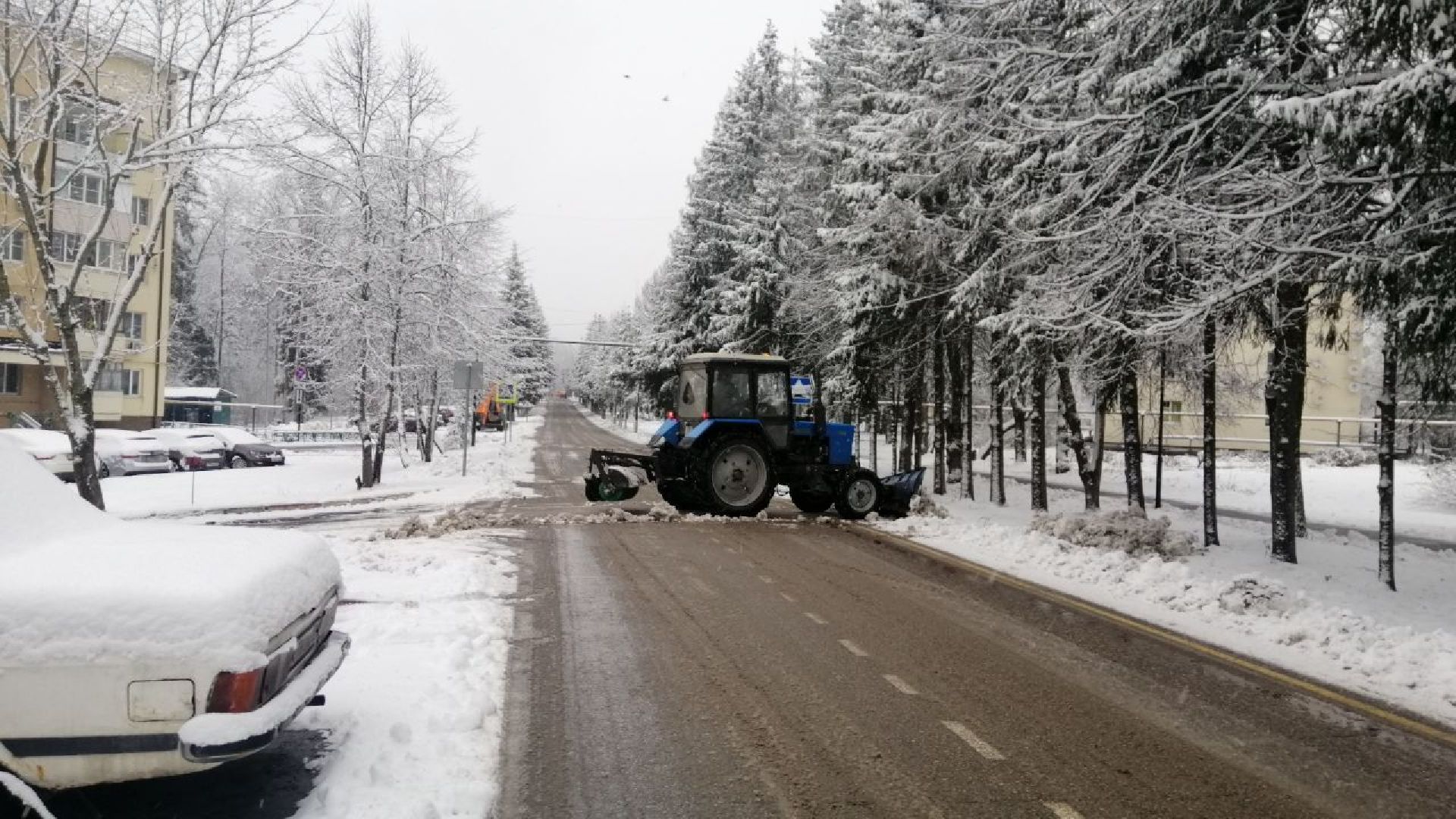 снегопад, уборка снега, городской округ восход,ликвидация последствий снегопада,
