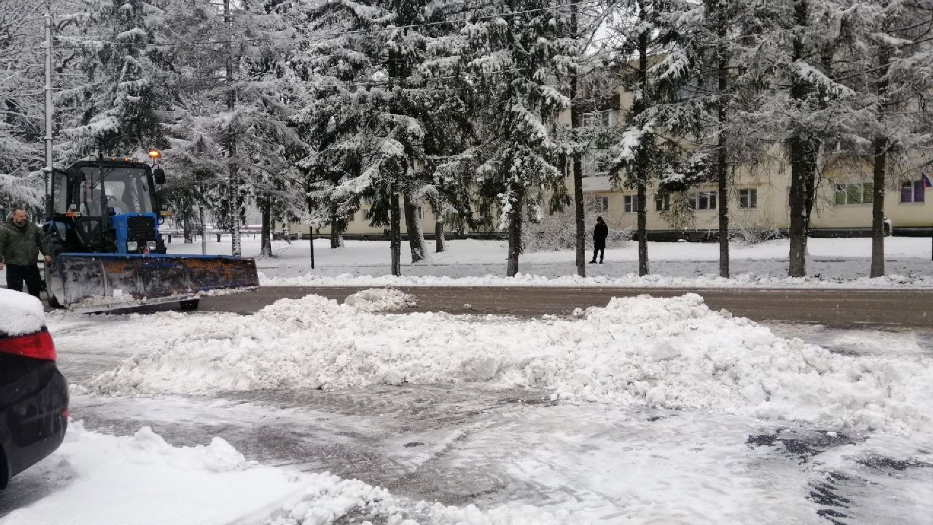 снегопад, уборка снега, городской округ восход,ликвидация последствий снегопада,