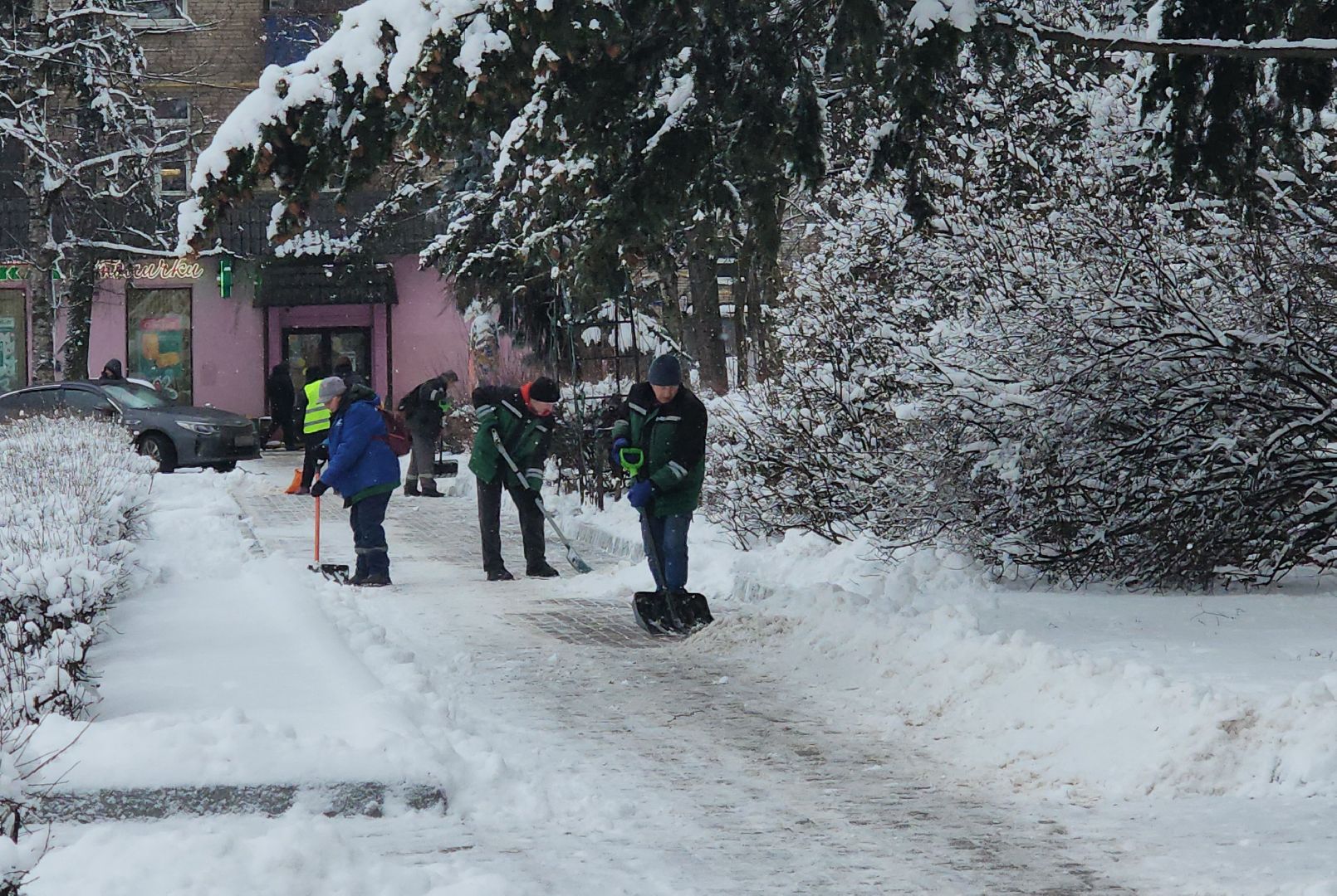 Химки, ЖКХ , Уборка снега,