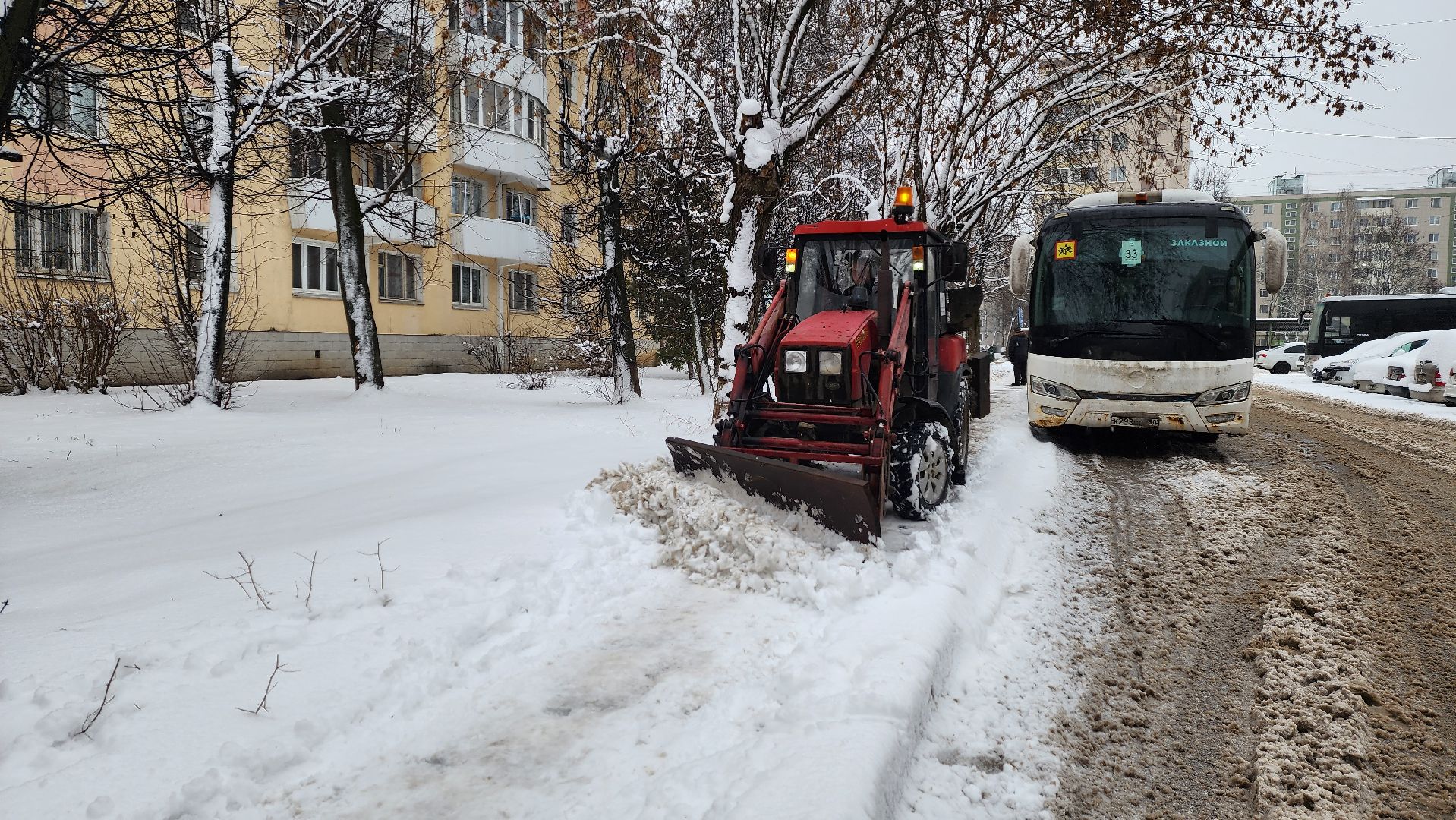 клин, уборка снега, жкх, снегопад,